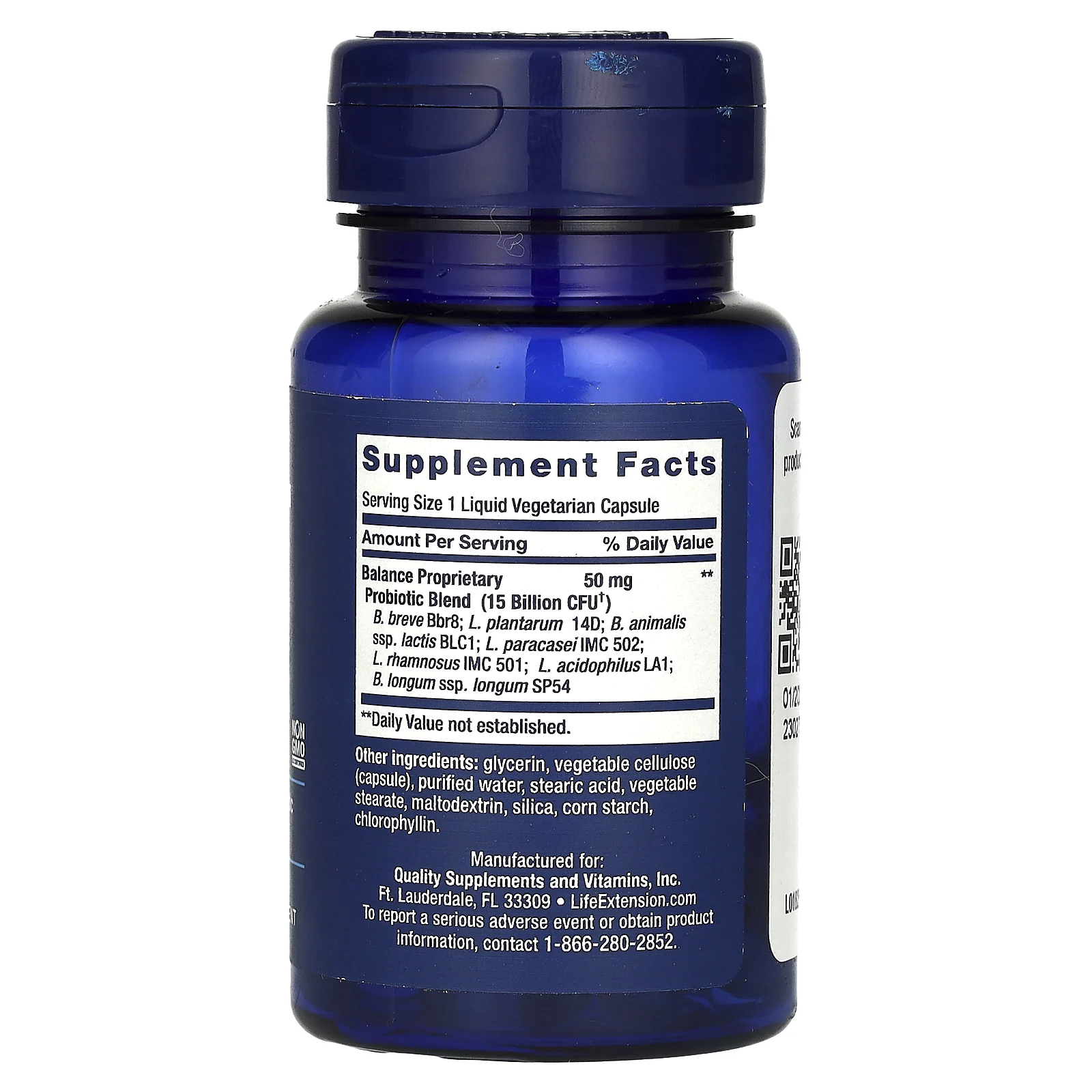 Life Extension, FLORASSIST, Balance, 30 вегетарианских капсул с жидкостью