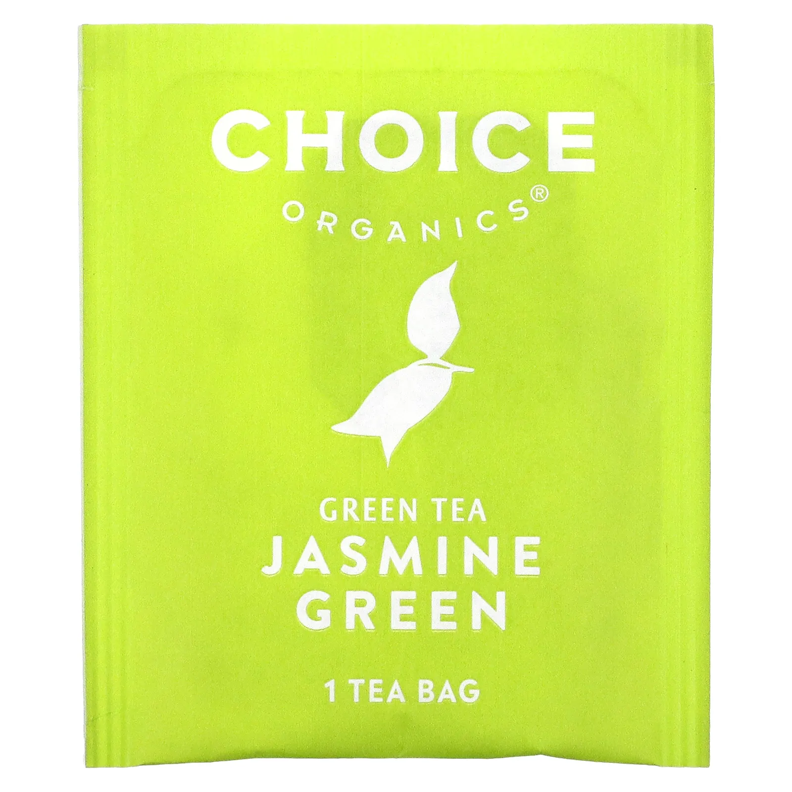 Choice Organic Teas, Green Tea, зеленый жасмин, 16 чайных пакетиков, 24 г (0,85 унции)
