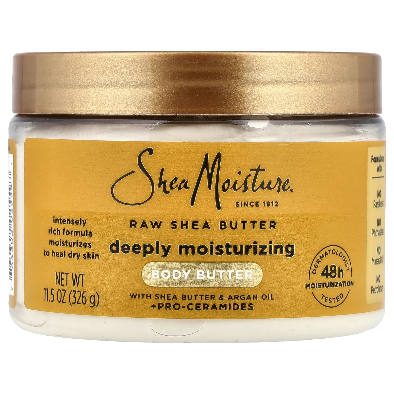 SheaMoisture, глубоко увлажняющее масло для тела, необработанное масло ши, 326 г (11,5 унции)