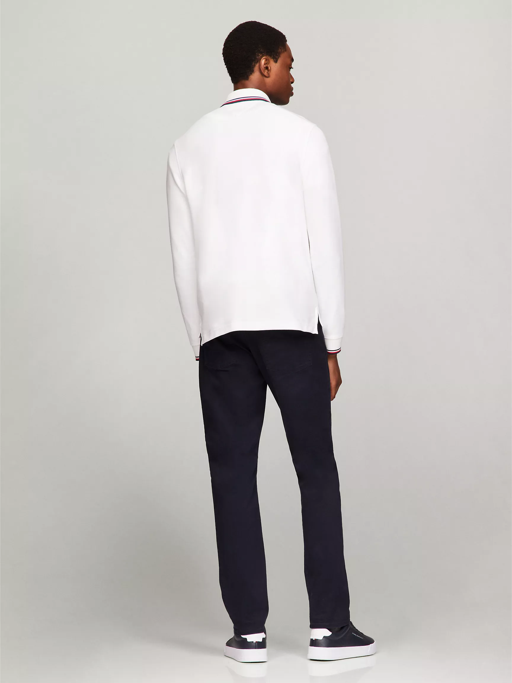 Мужское поло Tommy Hilfiger, Влагоотводящее поло Tommy с длинными рукавами