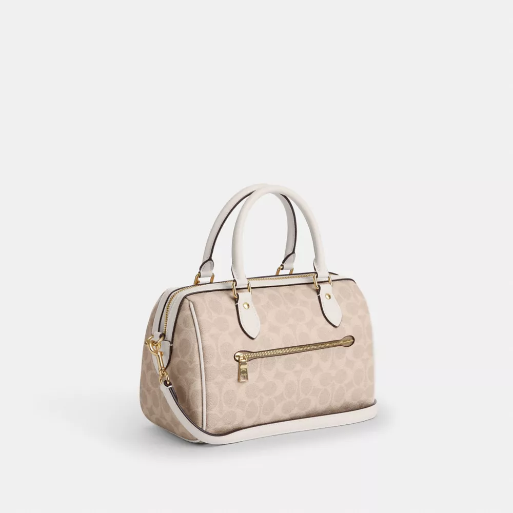 Сумка COACH Rowan Satchel Bag In Signature Canvas