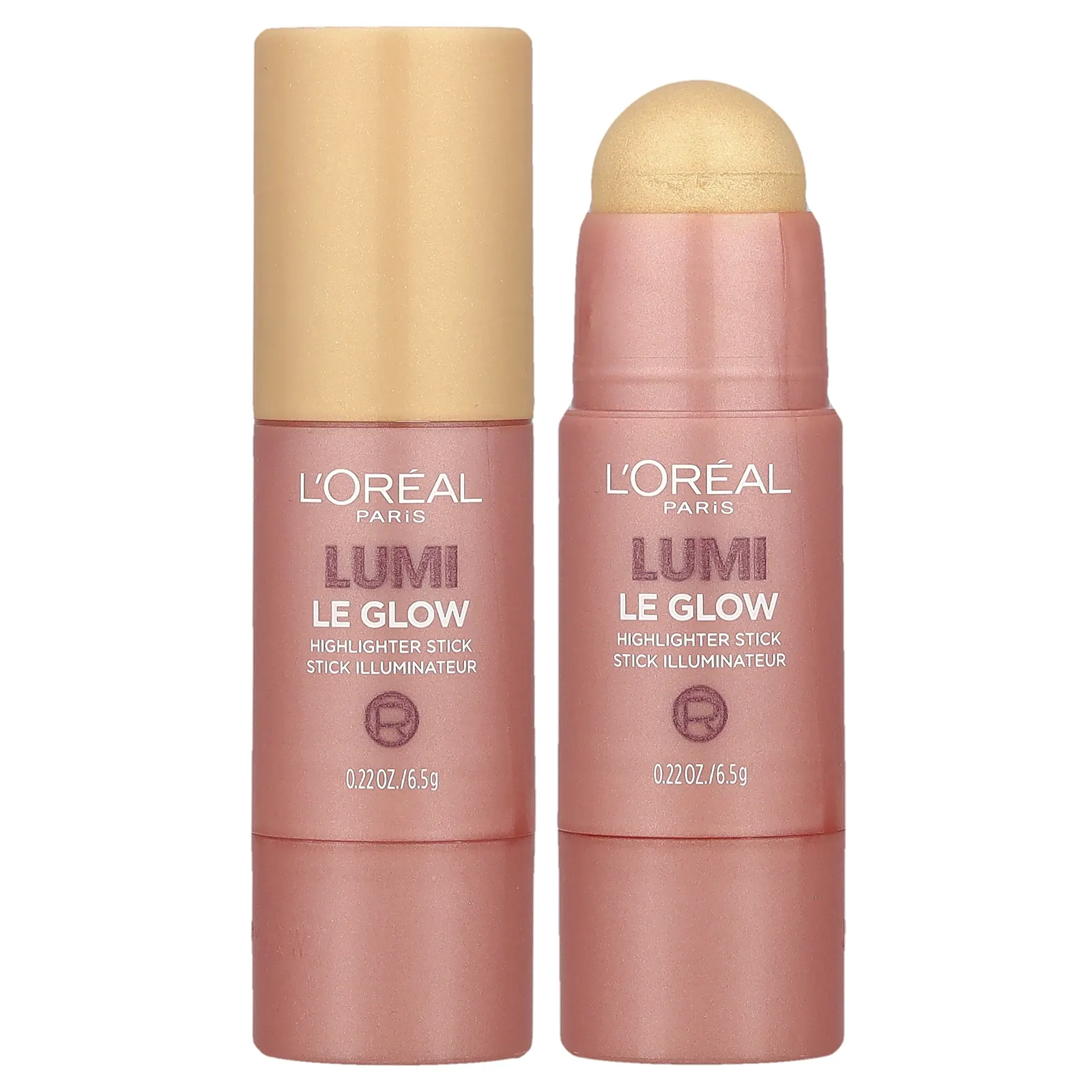 L'Oréal, Lumi, хайлайтер-стик Le Glow, 635 Glowy Golden Couture, 6,5 г (0,22 унции)