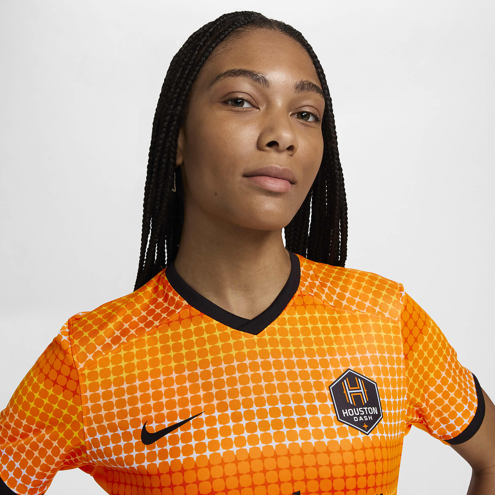 Houston Dash 2024 Stadium Primary Women's Nike Dri-FIT NWSL Replica Jersey