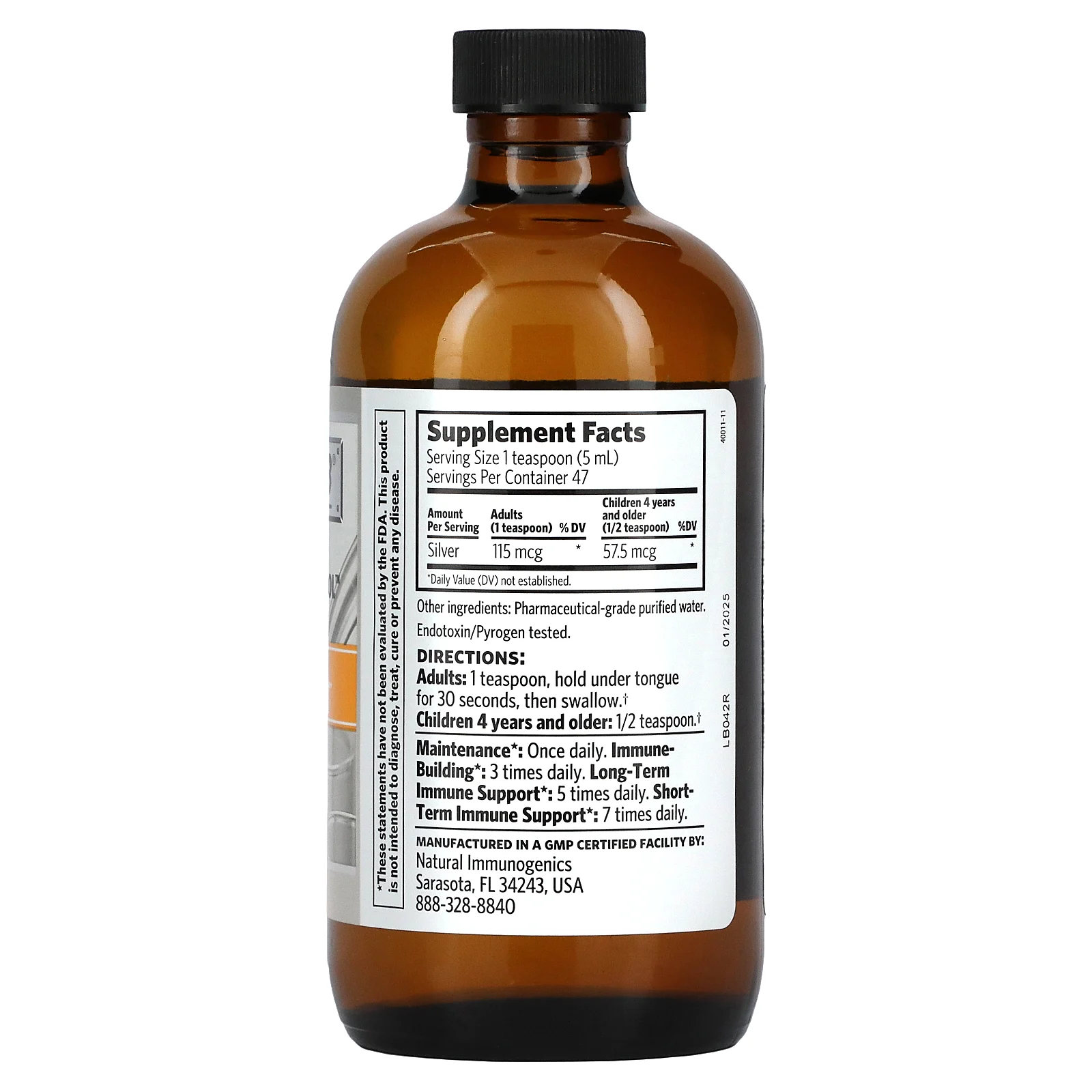 Sovereign Silver, Argentyn 23, Professional Bio-Active Silver Hydrosol, 236 мл (8 жидких унций)