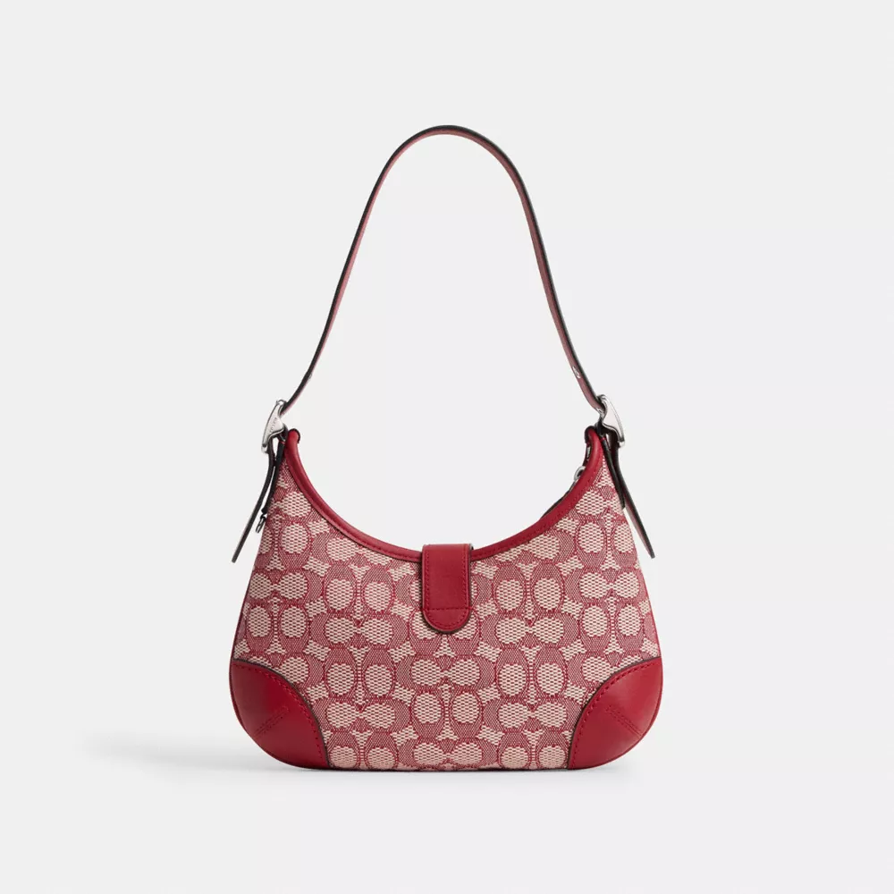 Сумка COACH Hamptons Hobo Bag In Signature Textile Jacquard