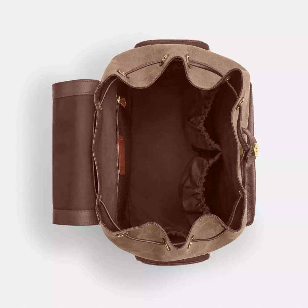 Рюкзак COACH Baby Backpack In Signature Canvas