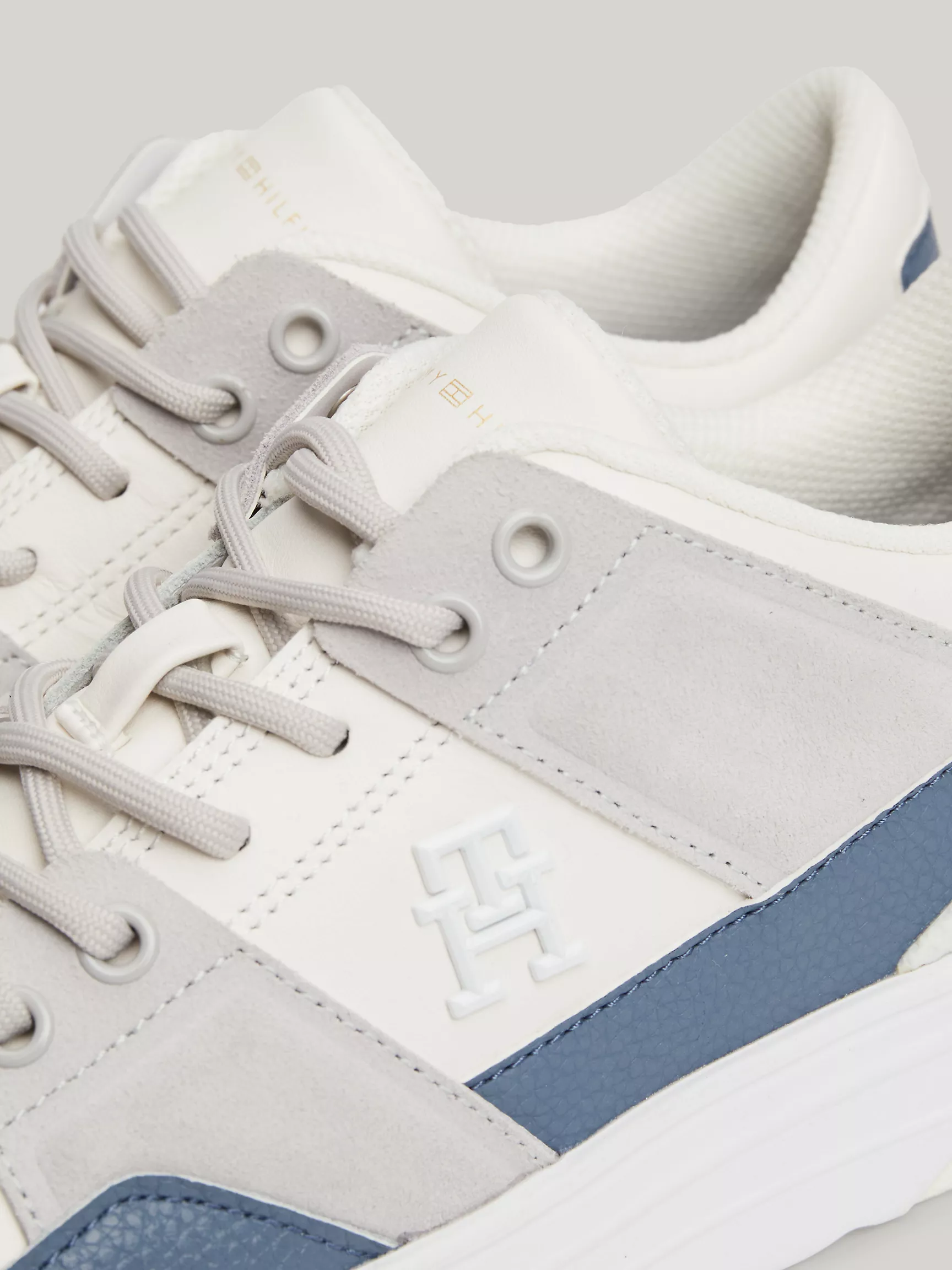 Женские кроссовки Tommy Hilfiger, Кожаные кроссовки с разноцветными вставками