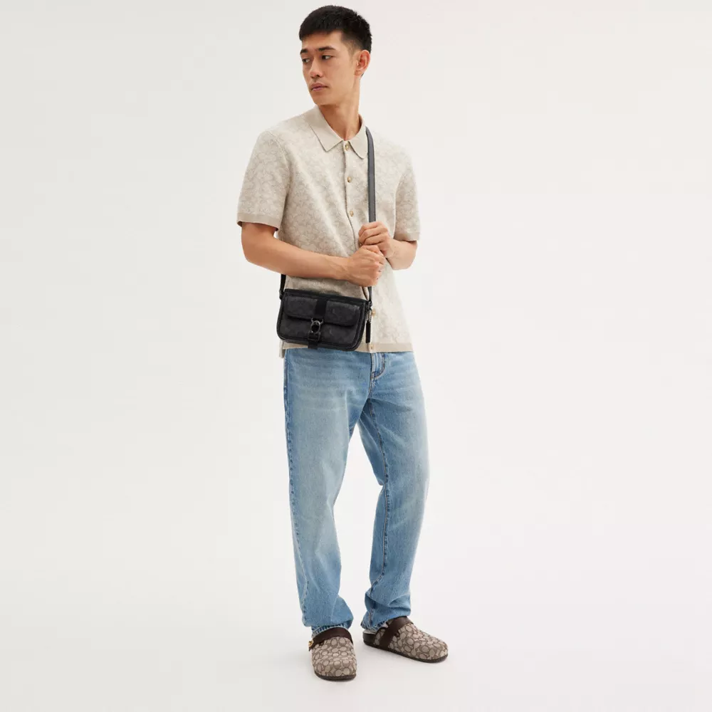 Сумка COACH Beck Slim Crossbody In Signature Canvas