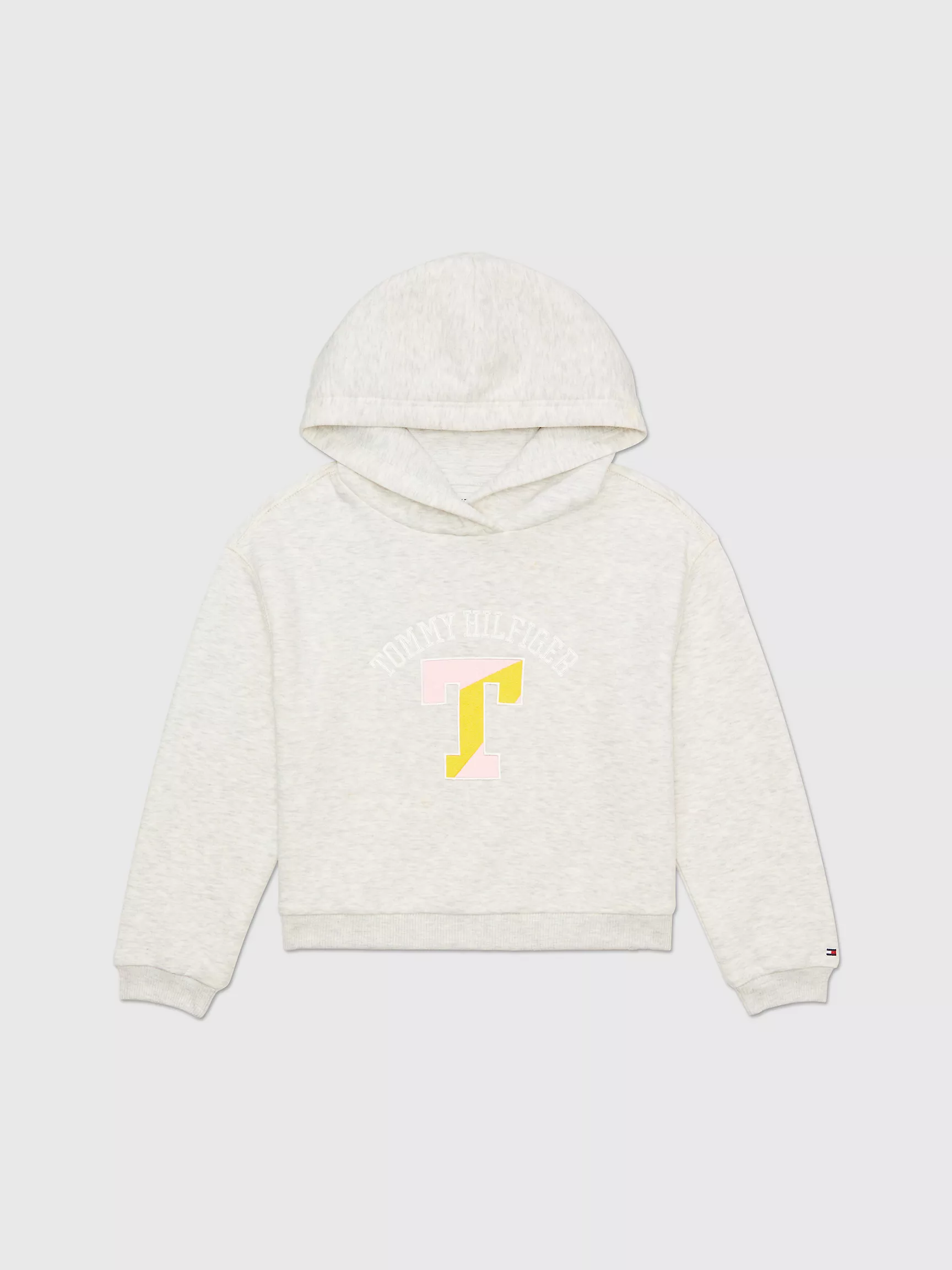 Худи для девочек Tommy Hilfiger, Детское университетское худи с вышитым логотипом