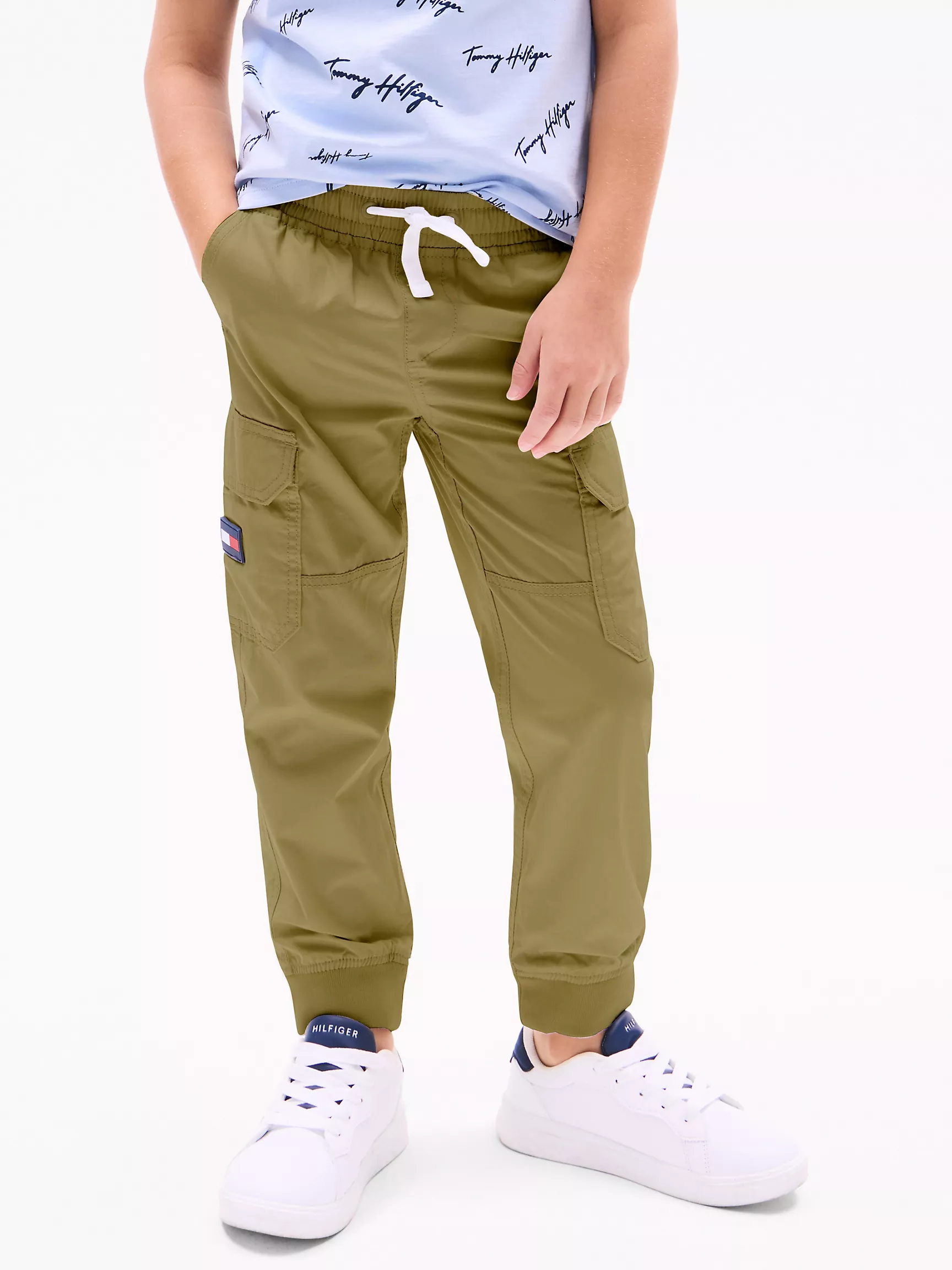 Брюки для мальчика Tommy Hilfiger, Детские эластичные джоггеры-карго