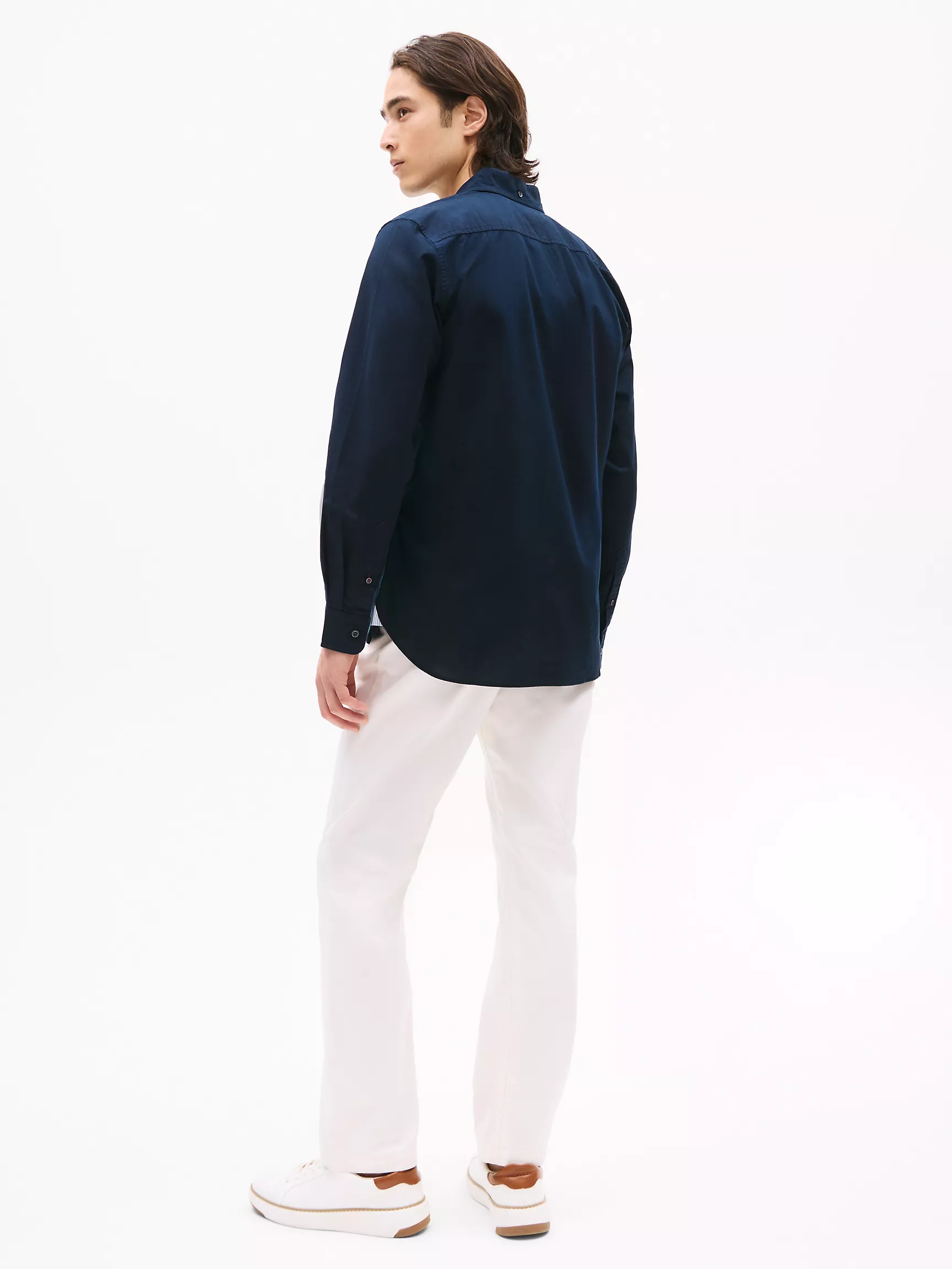 Мужская рубашка Tommy Hilfiger, Эластичная рубашка из оксфорда стандартного кроя