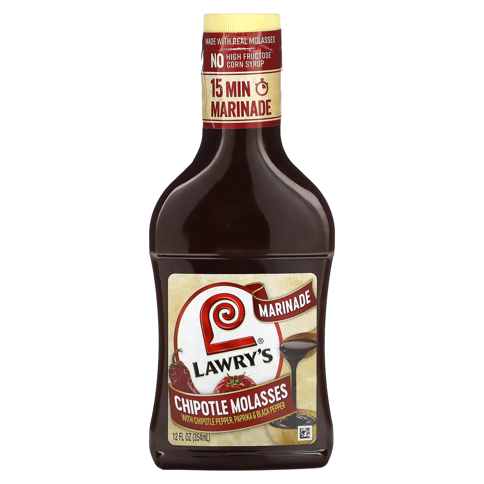 Lawry's, маринад, патока для чипотле с перцем чипотле, паприкой и черным перцем, 354 мл (12 жидк. унций)