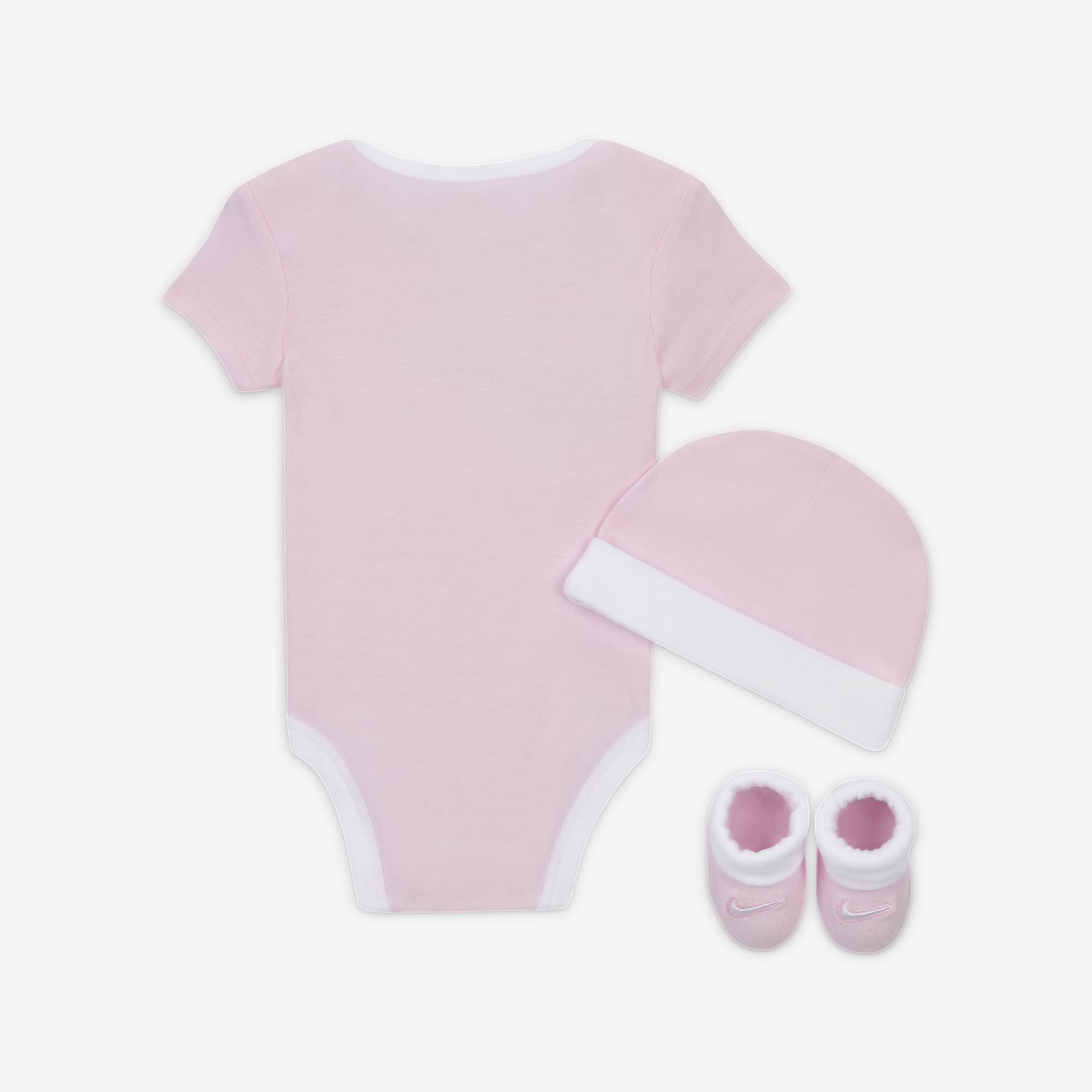 Nike Baby (6-12M) Bodysuit, Hat and Booties Box Set