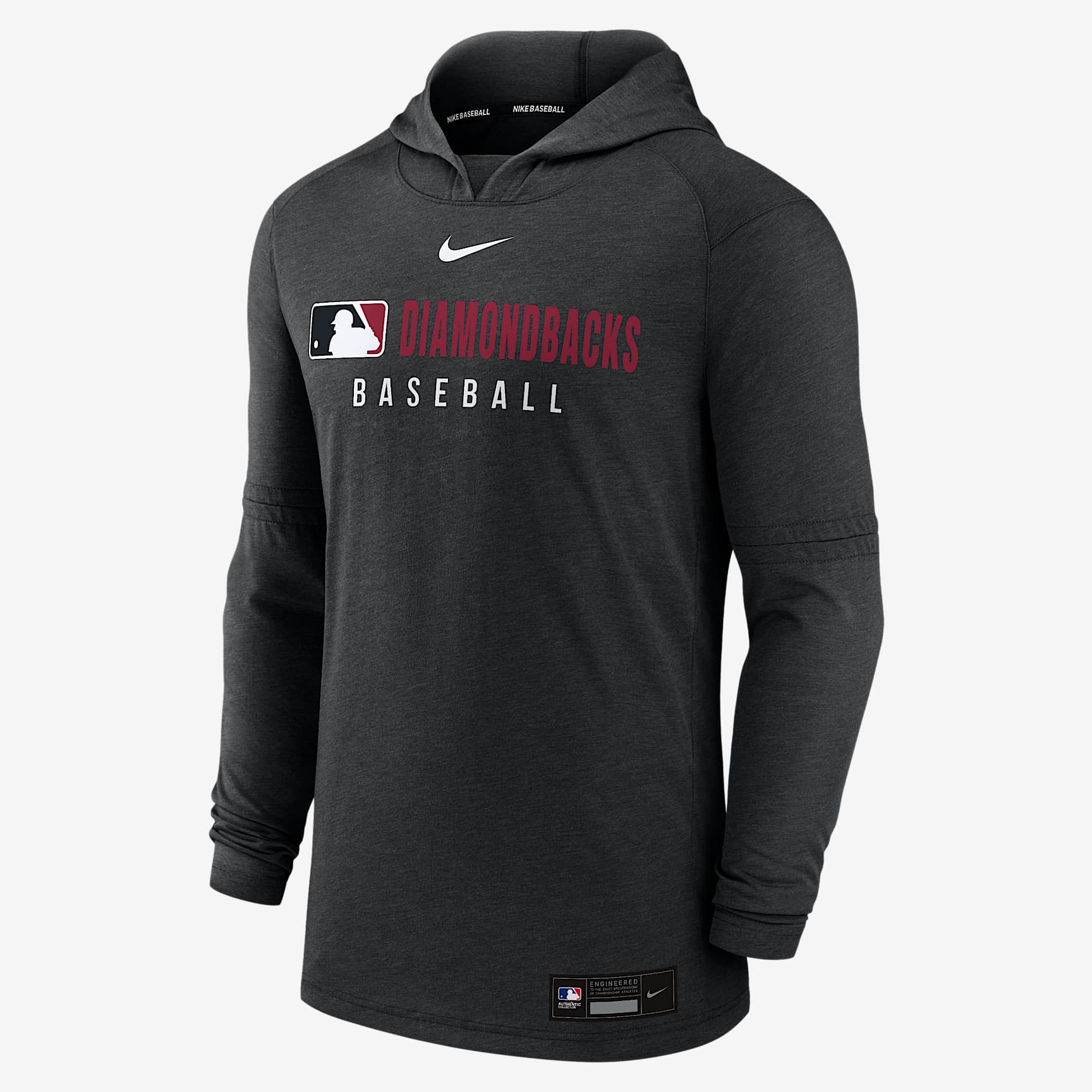 Arizona Diamondbacks Authentic Collection Men's Nike Dri-FIT MLB Pullover Hoodie