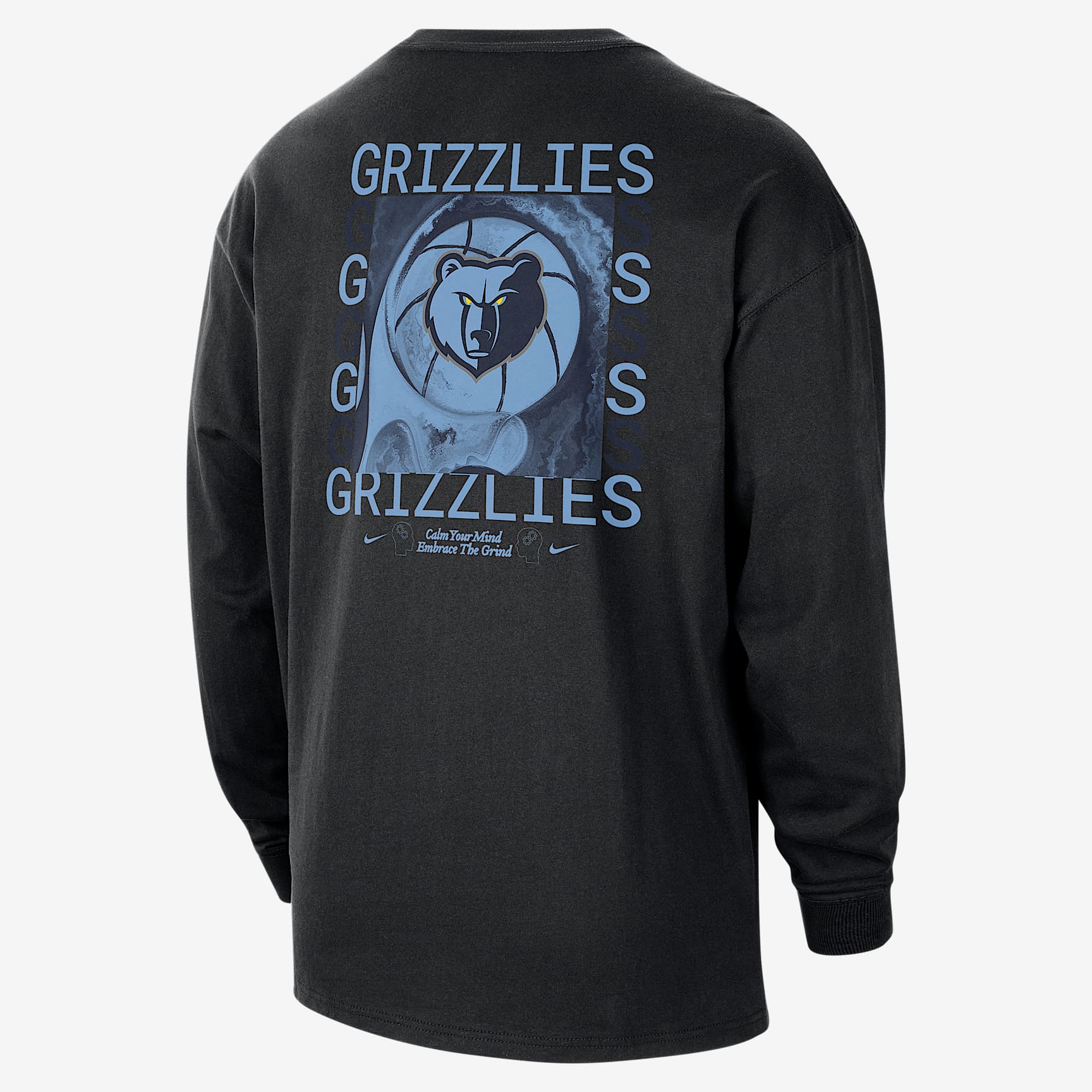 Memphis Grizzlies Courtside Men's Nike NBA Max90 Long-Sleeve T-Shirt