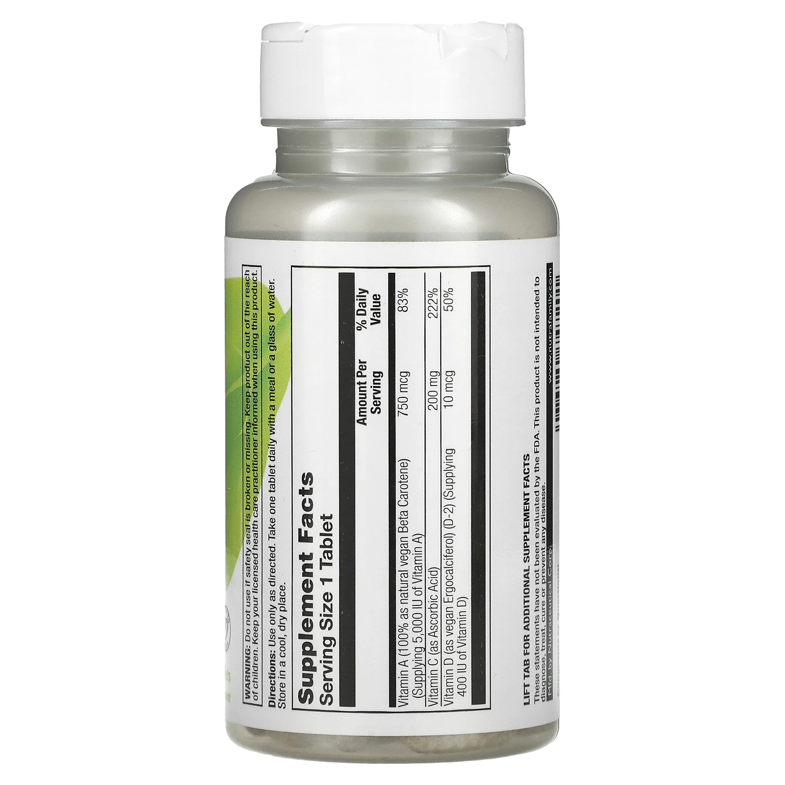 VegLife, Vegan One Multi, мультивитаминный комплекс, без железа, 60 таблеток