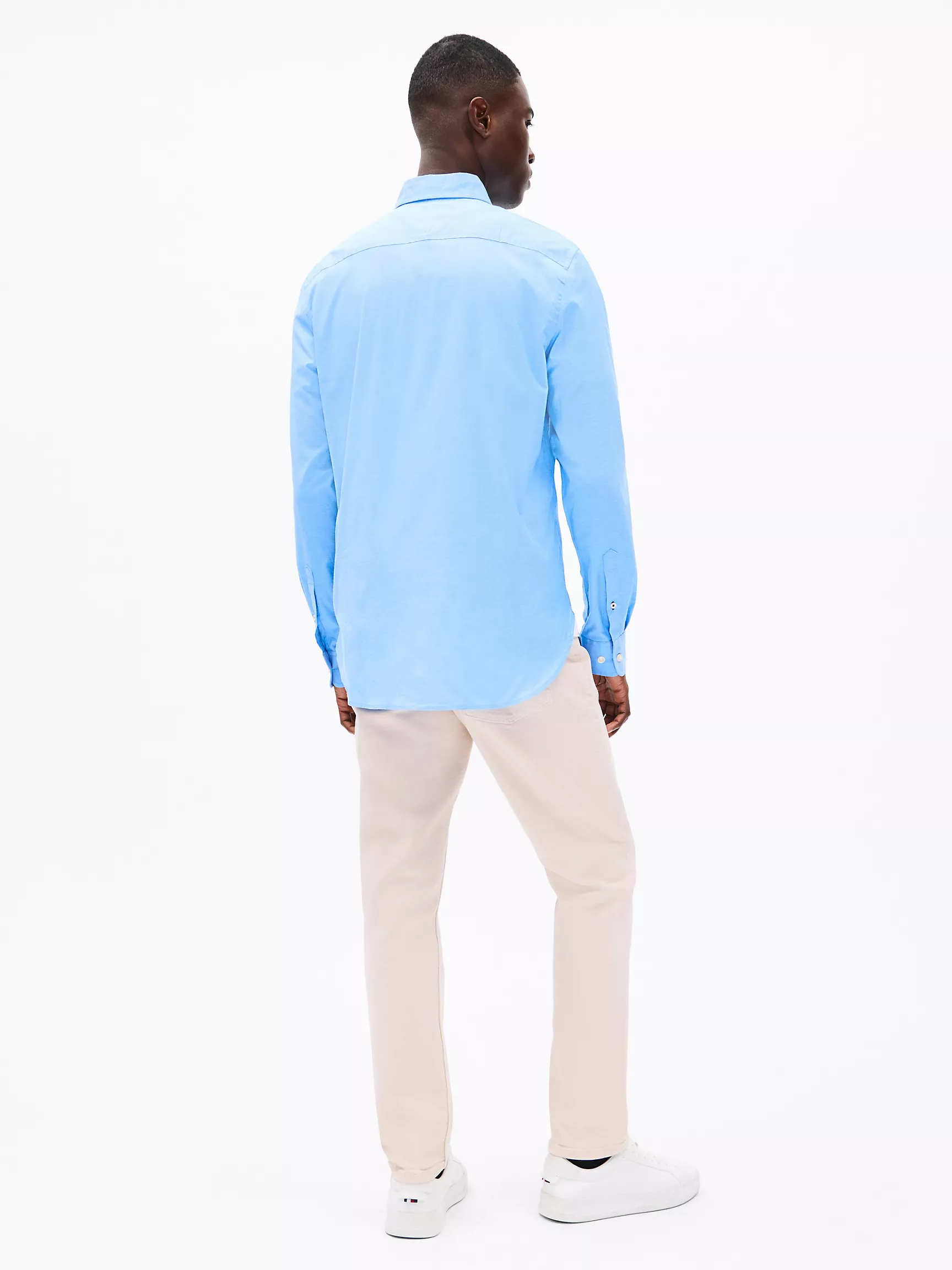 Мужская рубашка Tommy Hilfiger, Эластичная рубашка из поплина стандартного кроя