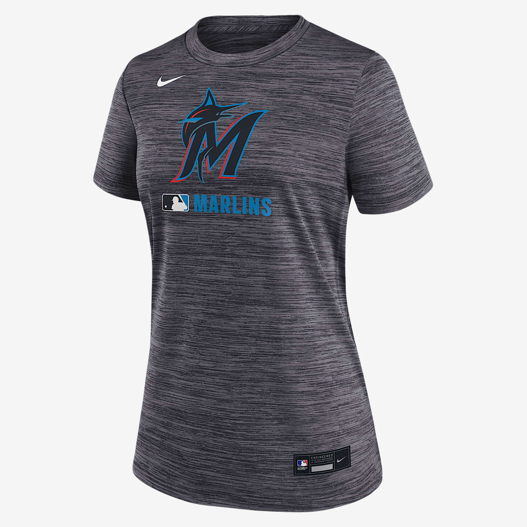 Miami Marlins Authentic Collection Velocity Women's Nike Dri-FIT MLB T-Shirt