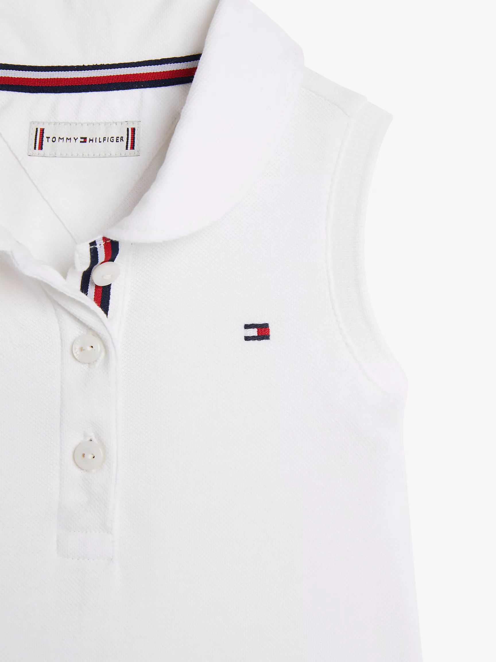 Детское платье Tommy Hilfiger, Детское эластичное поло-платье без рукавов