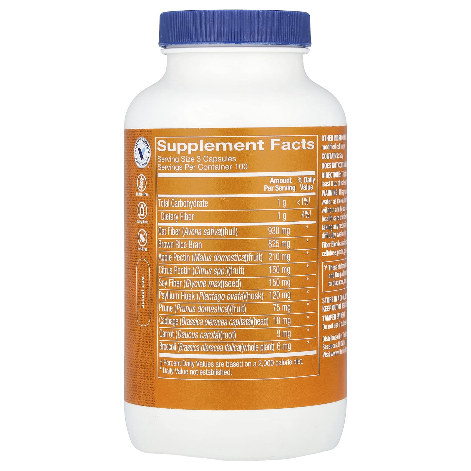 The Vitamin Shoppe, Смесь клетчатки, 300 капсул