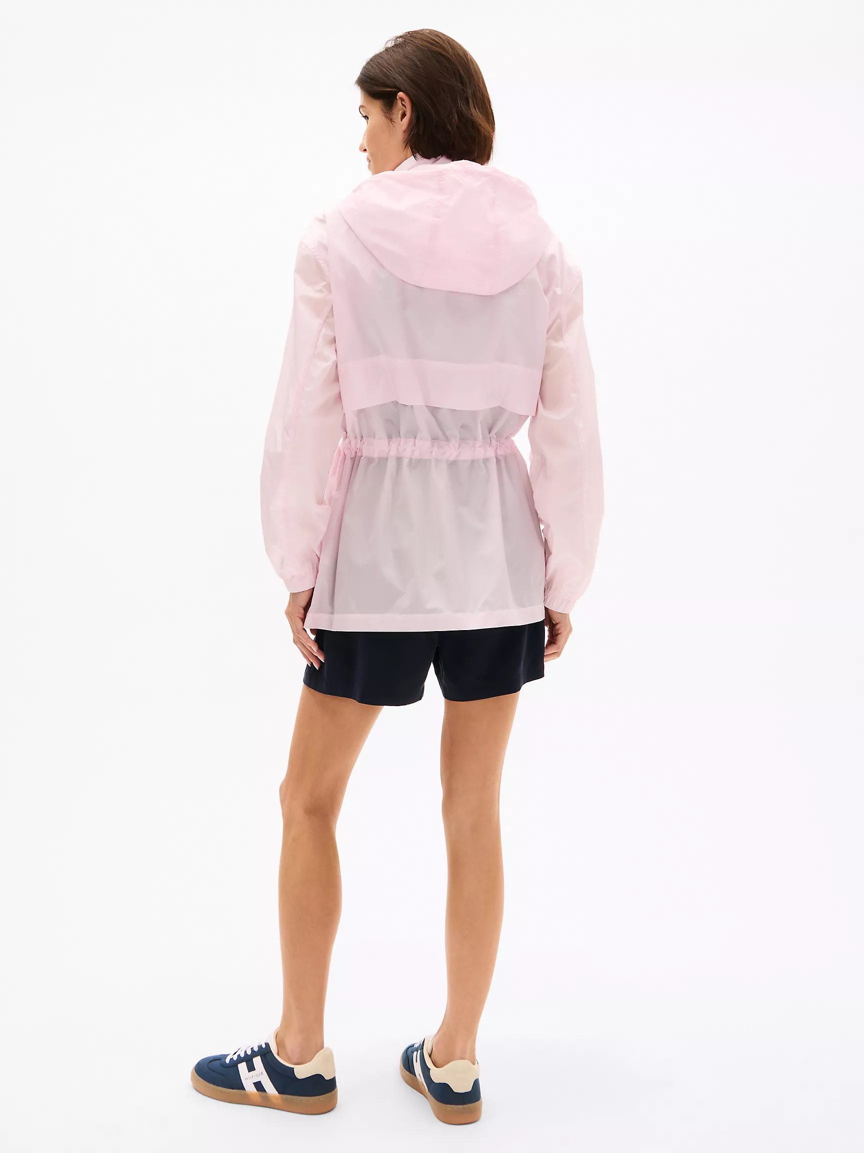 Женская куртка Tommy Hilfiger, Ветровка с капюшоном и водоотталкивающим покрытием