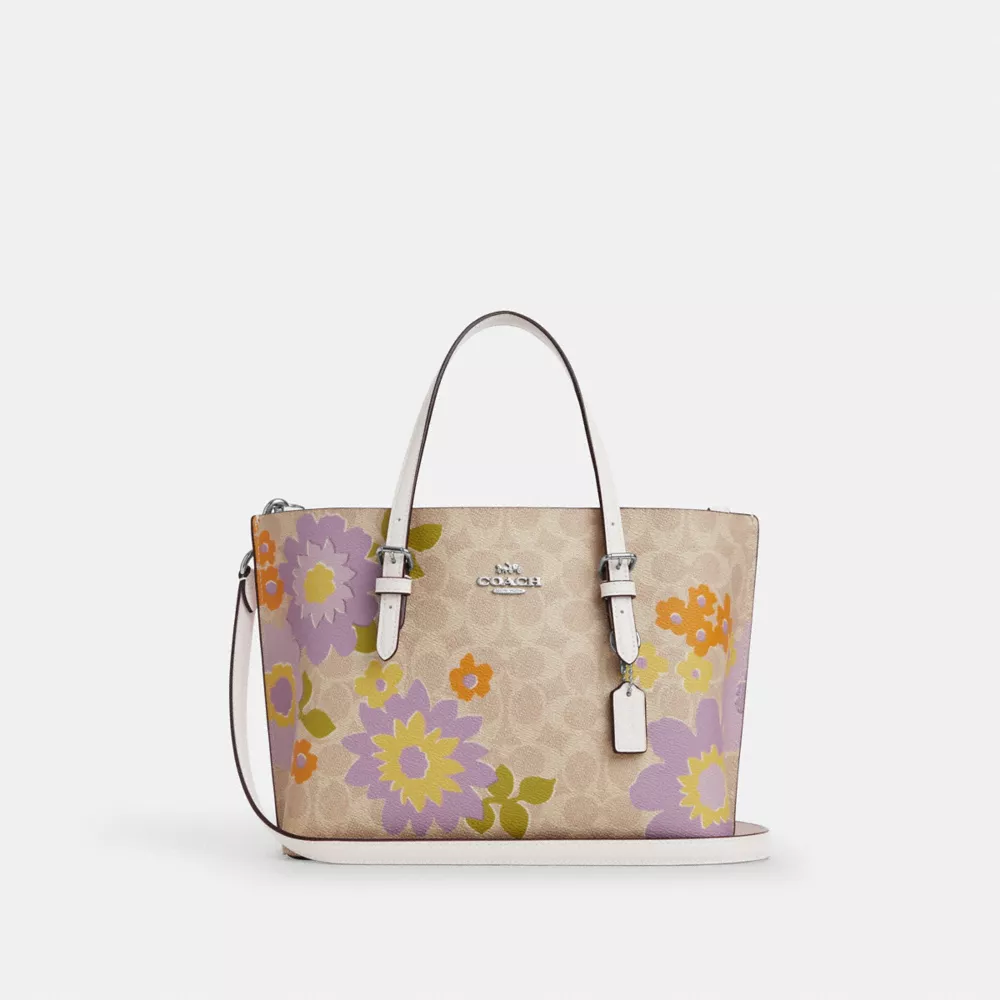 Сумка COACH Mollie Tote Bag 25 In Signature Canvas With Floral Print
