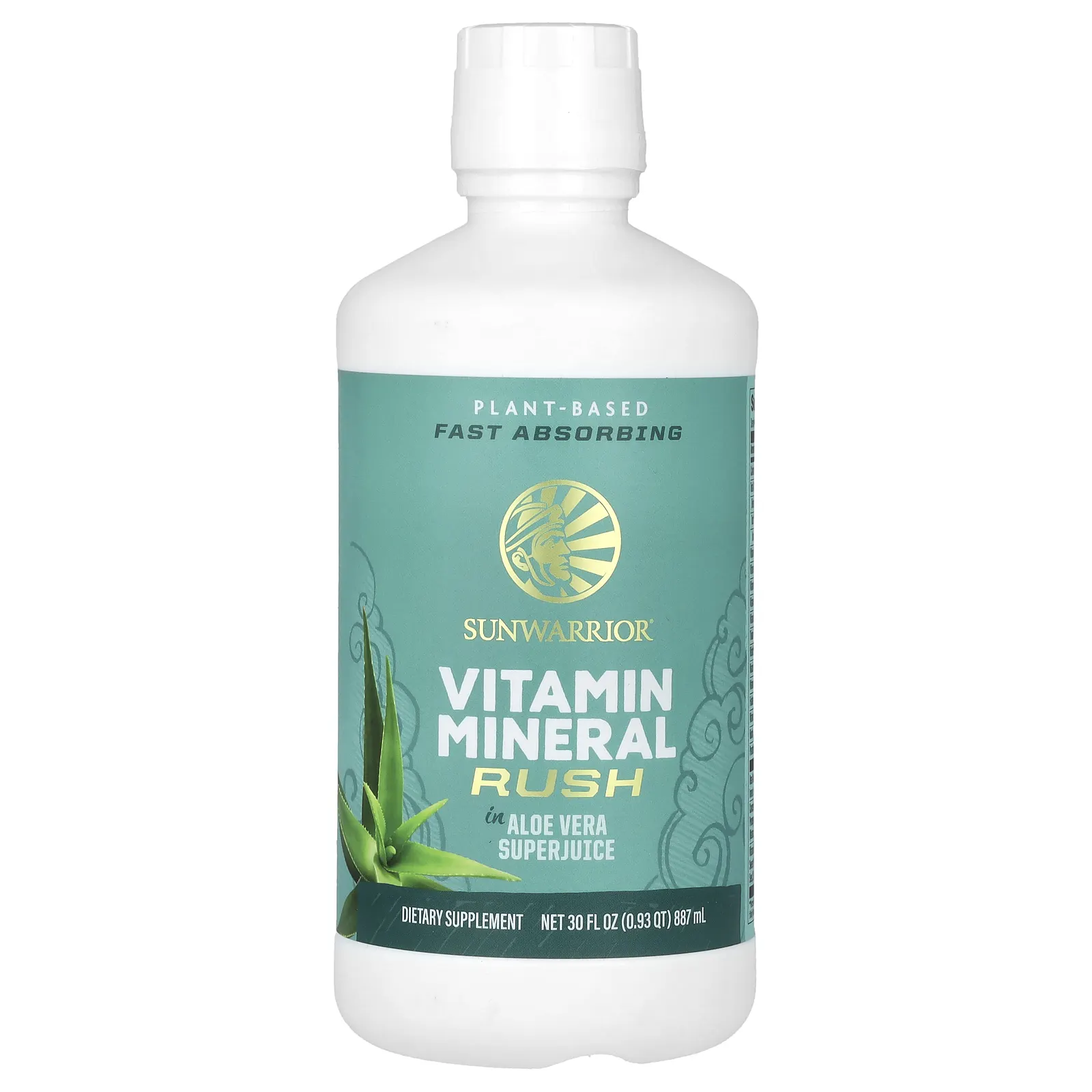 Sunwarrior, Vitamin Mineral Rush, в составе суперсок алоэ вера, 887 мл (30 жидк. унций)