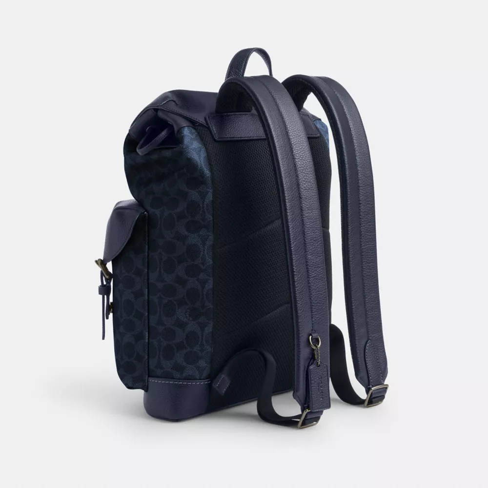 Рюкзак COACH Warner Backpack In Signature Canvas