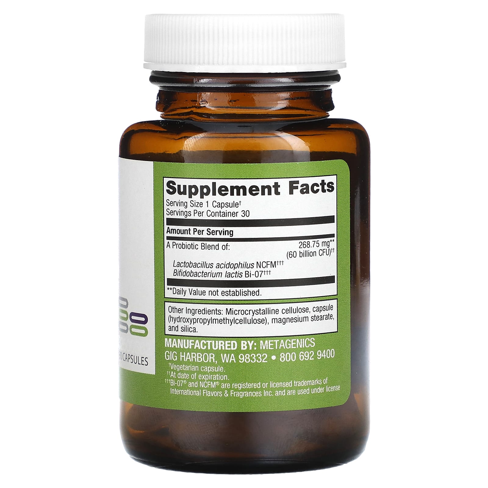 Metagenics, UltraFlora IB`` 30 капсул