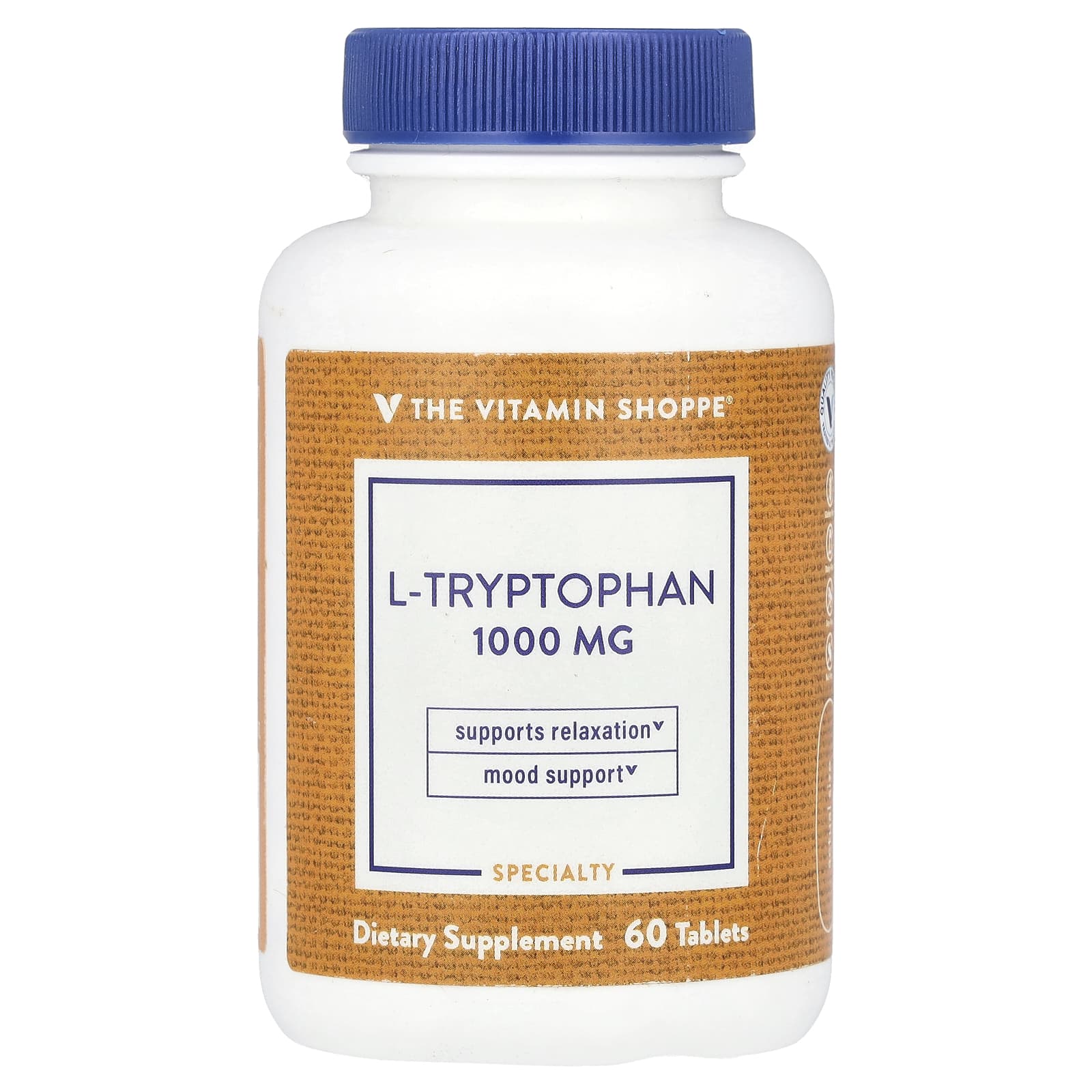 The Vitamin Shoppe, L-триптофан, 1000 мг, 60 таблеток
