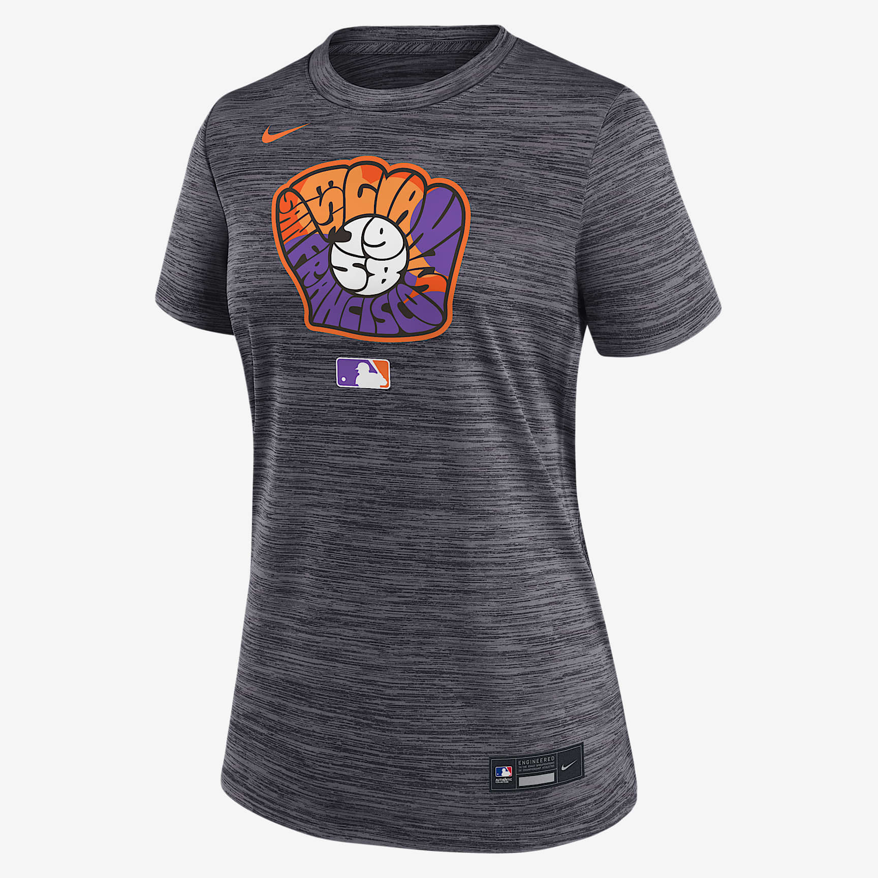 San Francisco Giants Authentic Collection City Connect Velocity Women's Nike Dri-FIT MLB T-Shirt