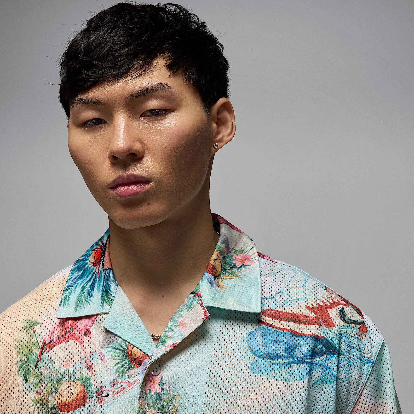 Jordan Essentials Men's Printed Camp Top