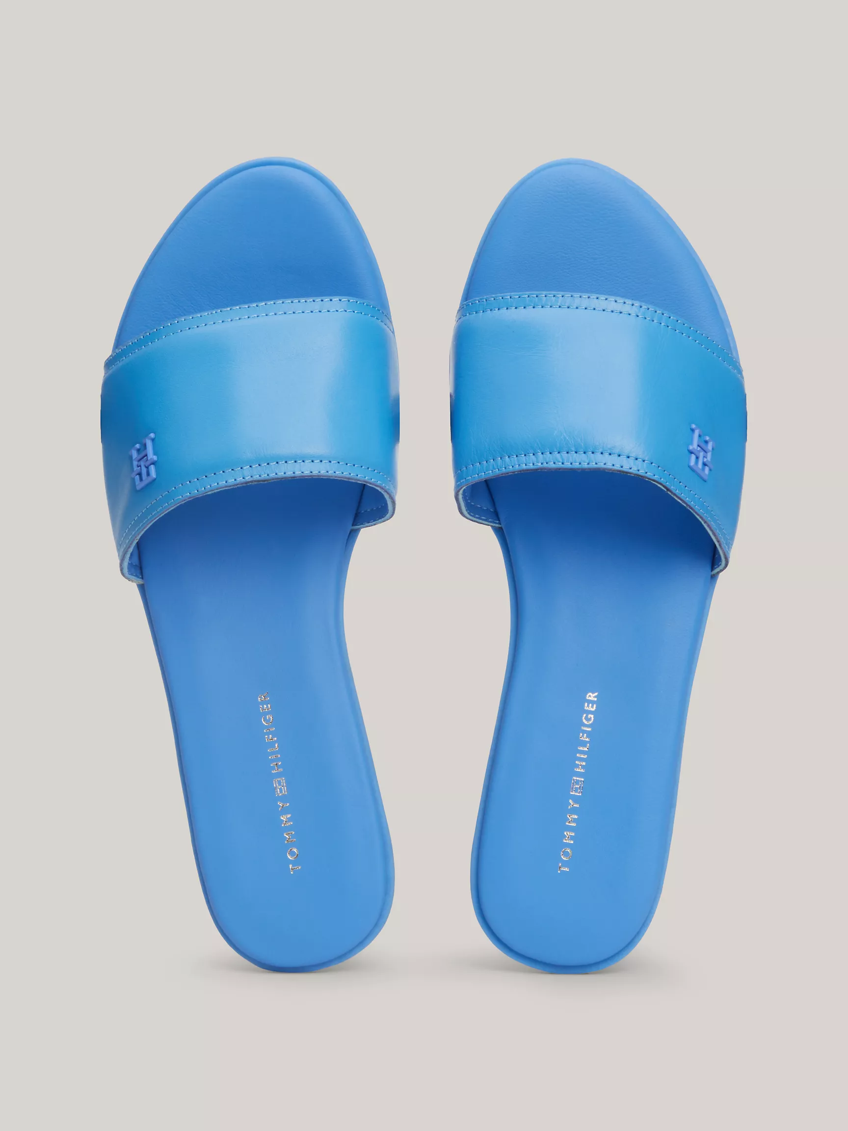 Женские сандалии Tommy Hilfiger, Кожаные сандалии с логотипом TH