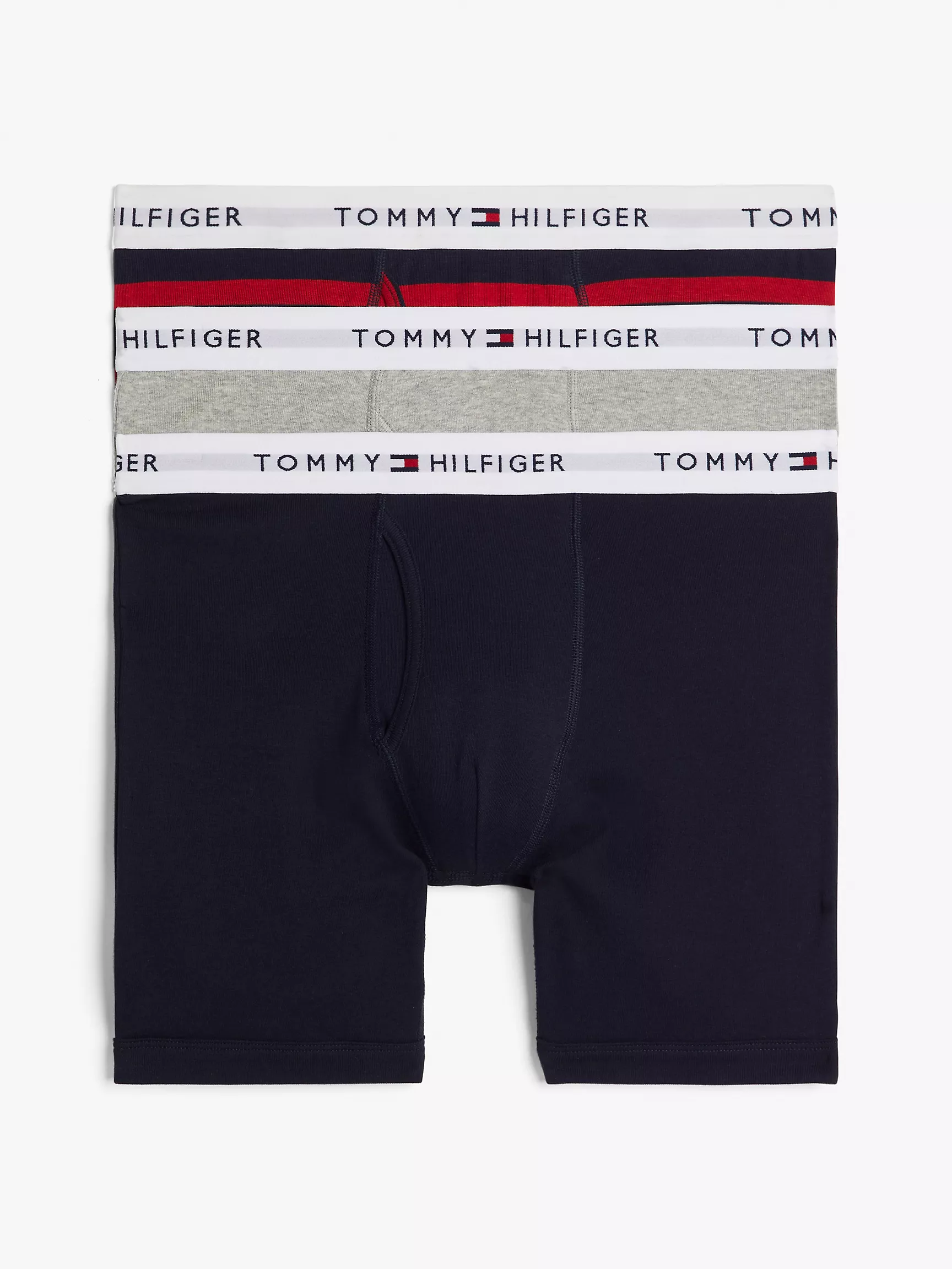 Мужское нижнее белье Tommy Hilfiger, Классические хлопковые боксеры-брифы (набор 3 шт.)