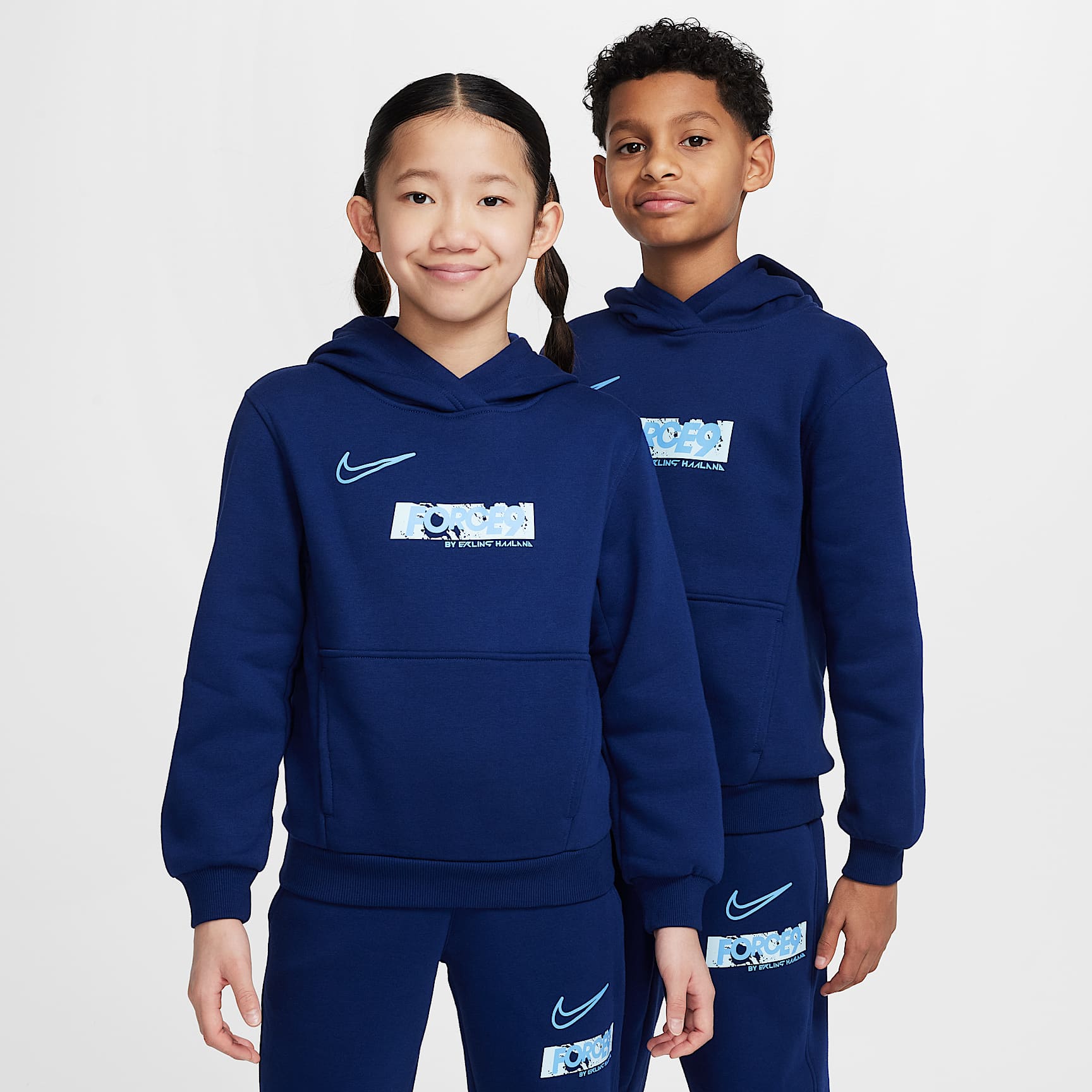 Erling Haaland Club Fleece Big Kids' Hoodie