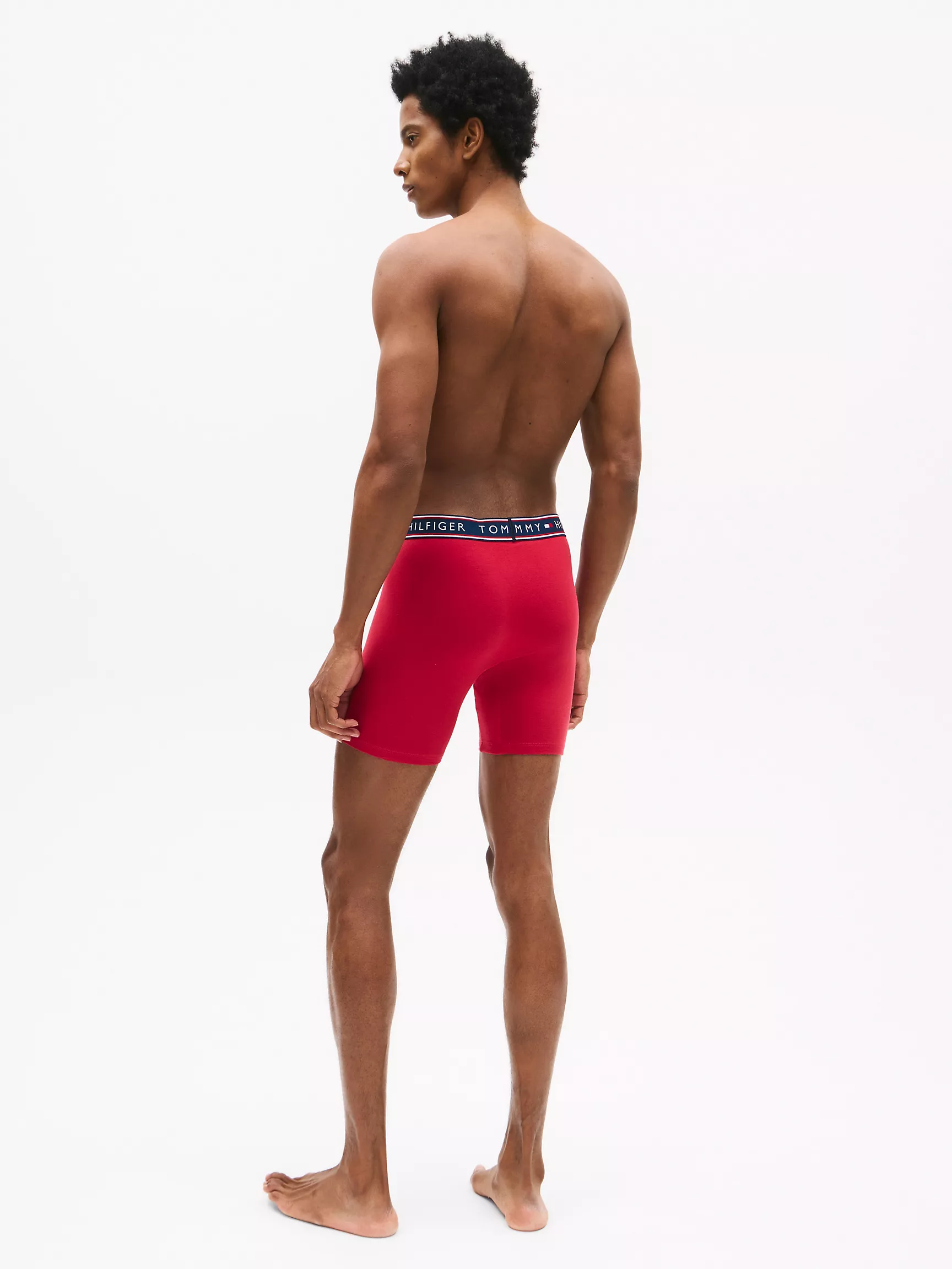 Мужское нижнее белье Tommy Hilfiger, Хлопковые эластичные боксеры-брифы (набор 3 шт.)