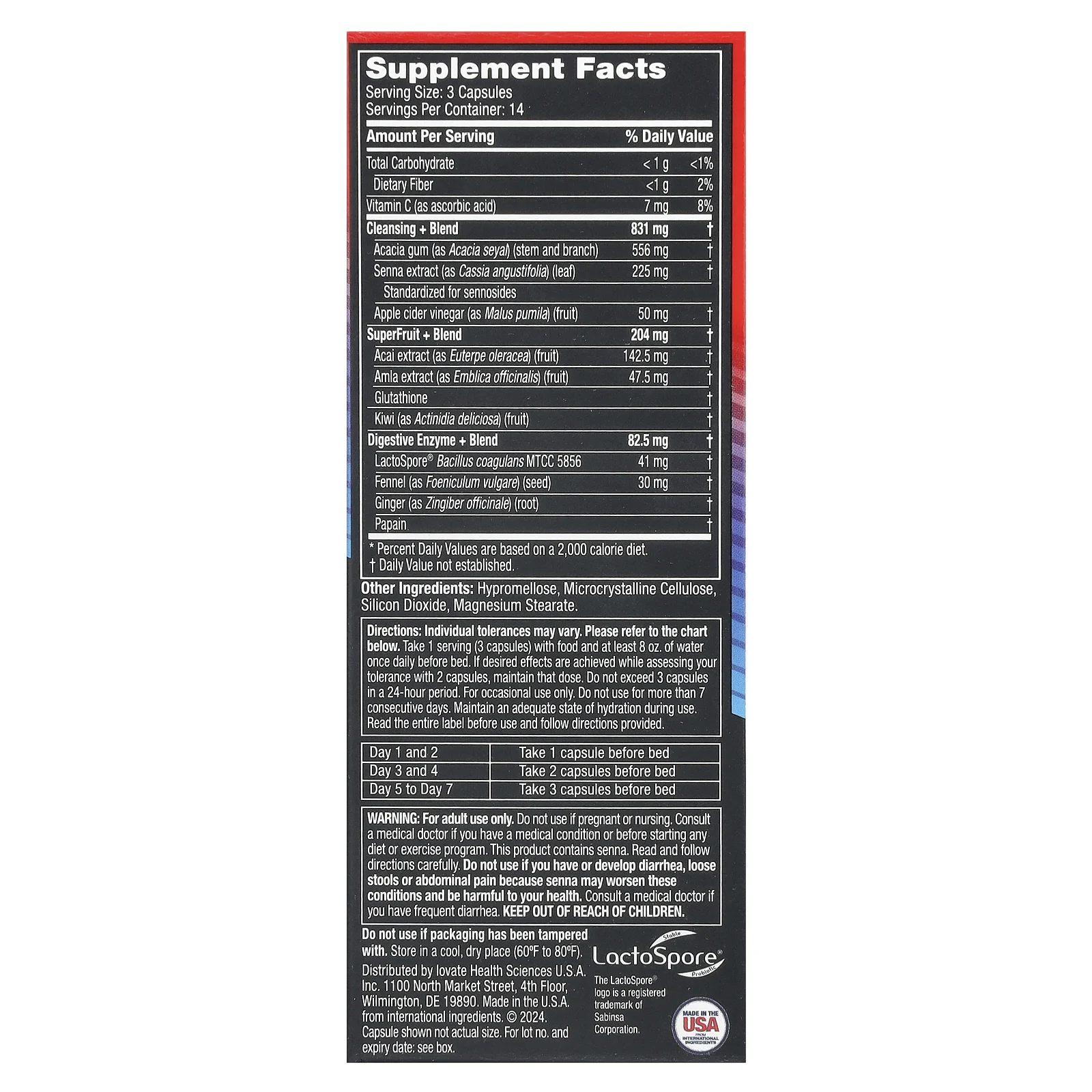 Hydroxycut, Hardcore Cleanse, 42 капсулы