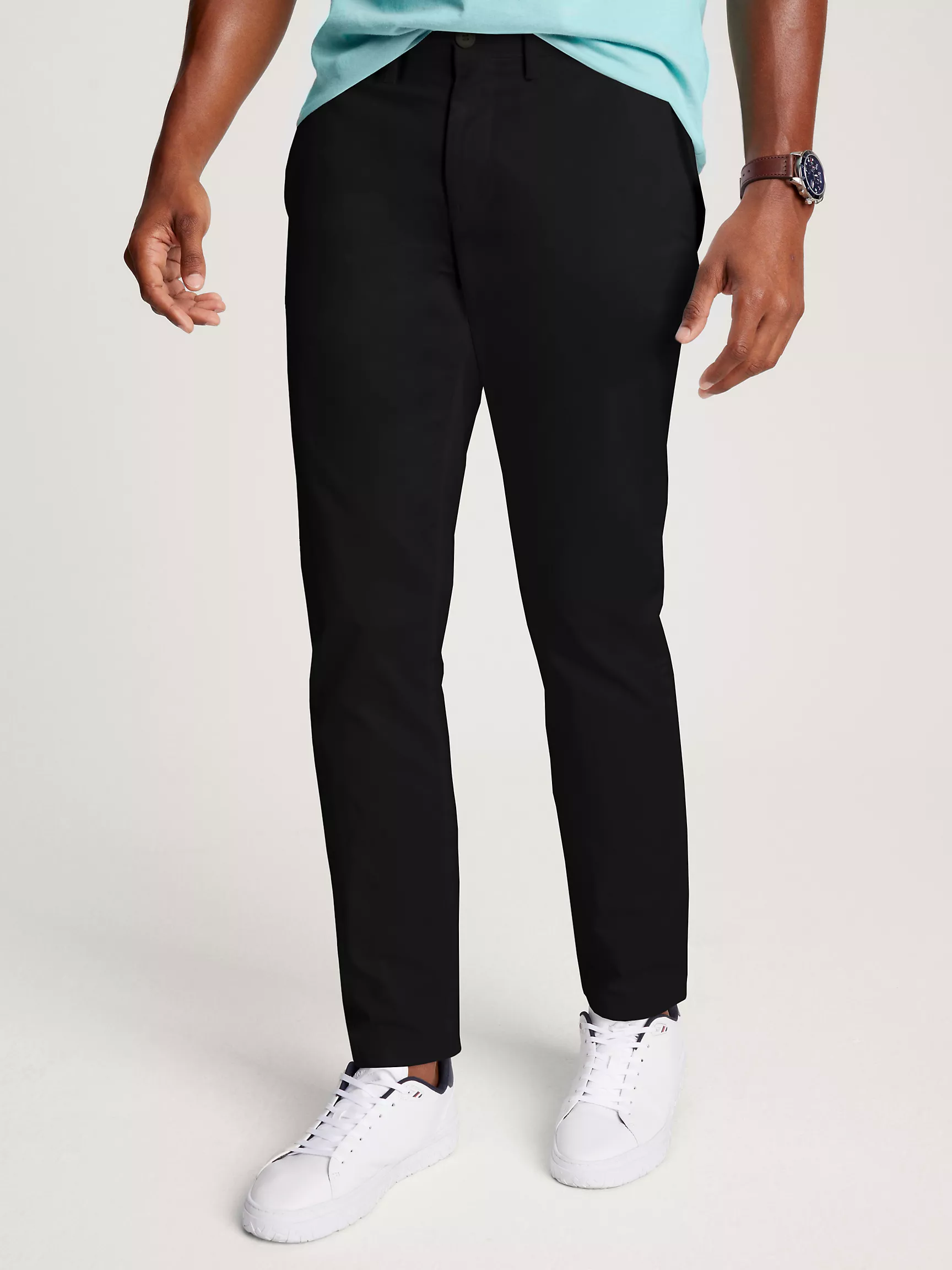 Мужские брюки Tommy Hilfiger, Приталенные эластичные брюки чинос THFlex