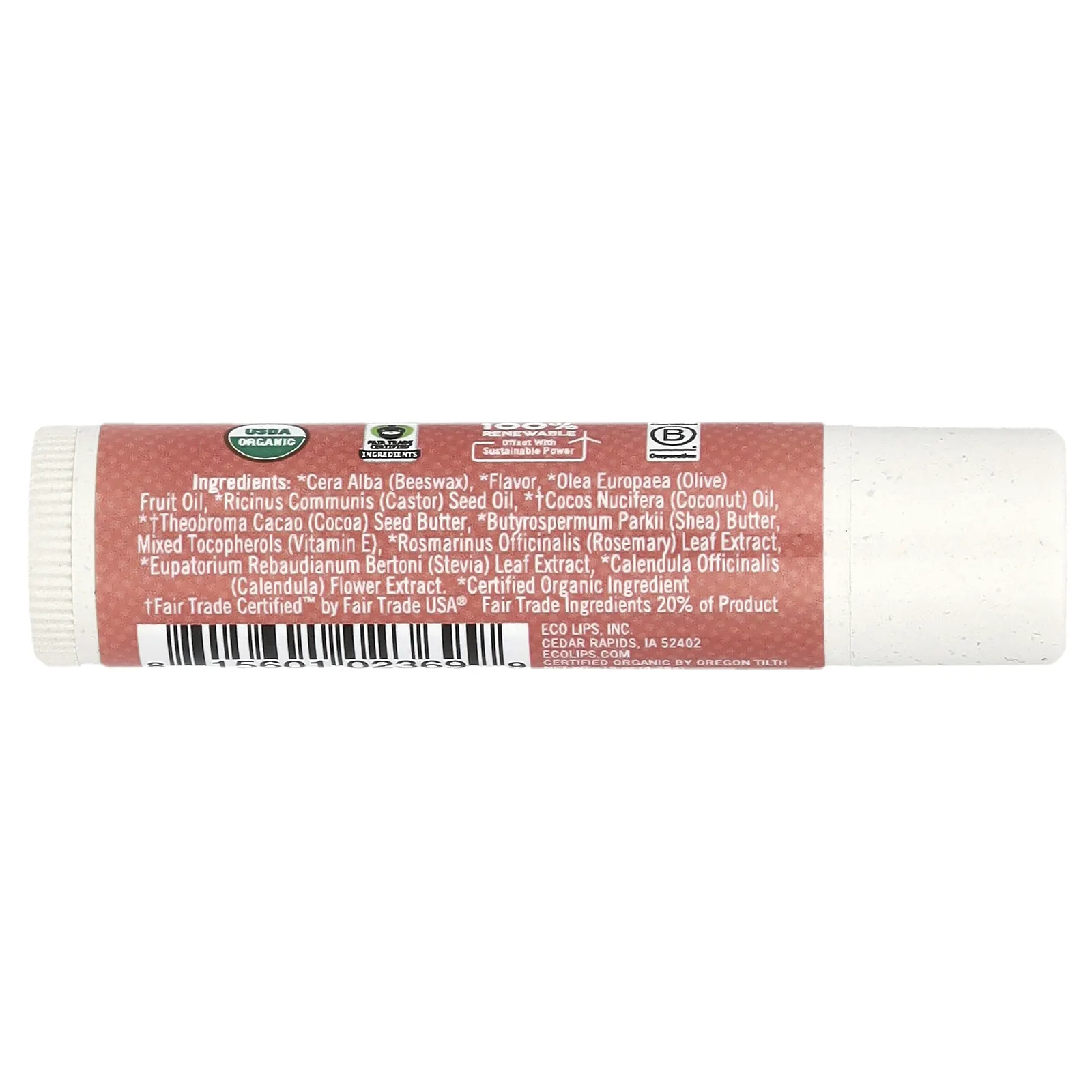 Eco Lips, Melon Dramatic®, бальзам для губ, арбуз, 4,25 г (0,15 унции)