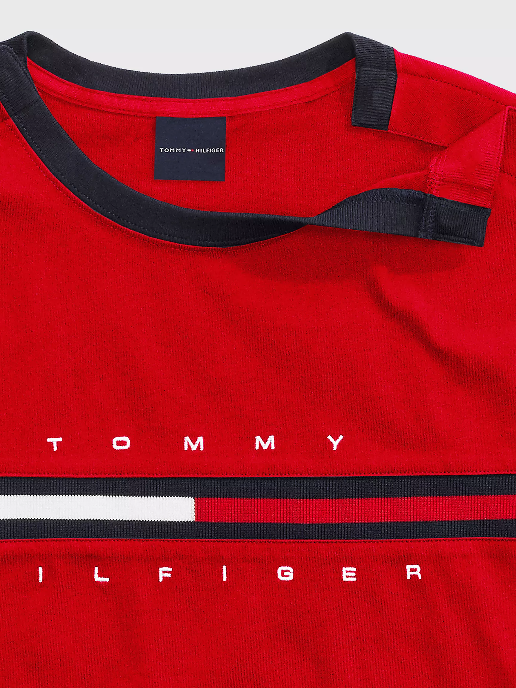 Мужская футболка Tommy Hilfiger, Футболка с фирменными полосками