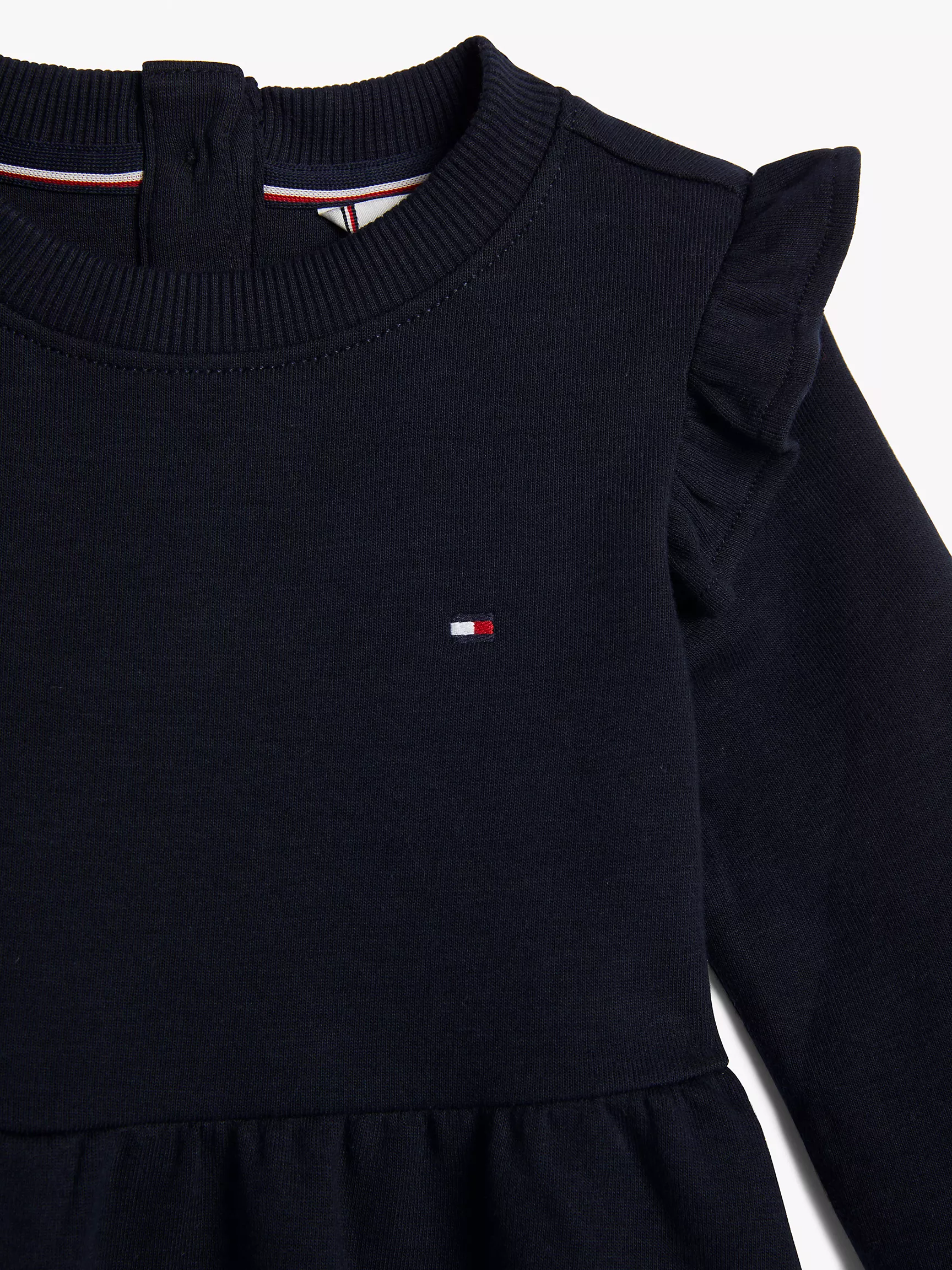 Детское платье Tommy Hilfiger, Детское платье Punto с длинным рукавом и рюшами