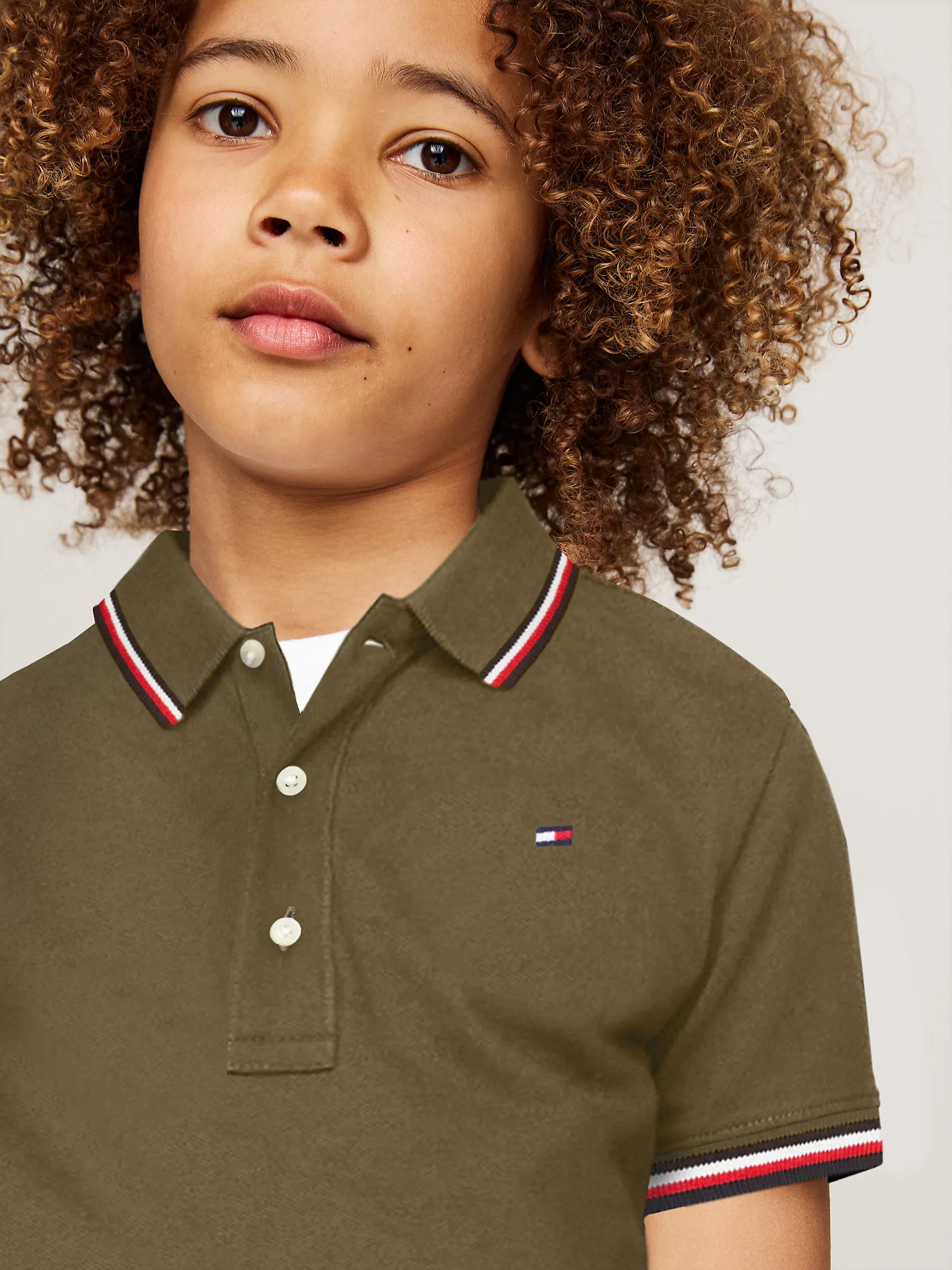 Рубашка-поло для мальчиков Tommy Hilfiger, Детское поло с коротким рукавом и влагоотводящей технологией Tommy