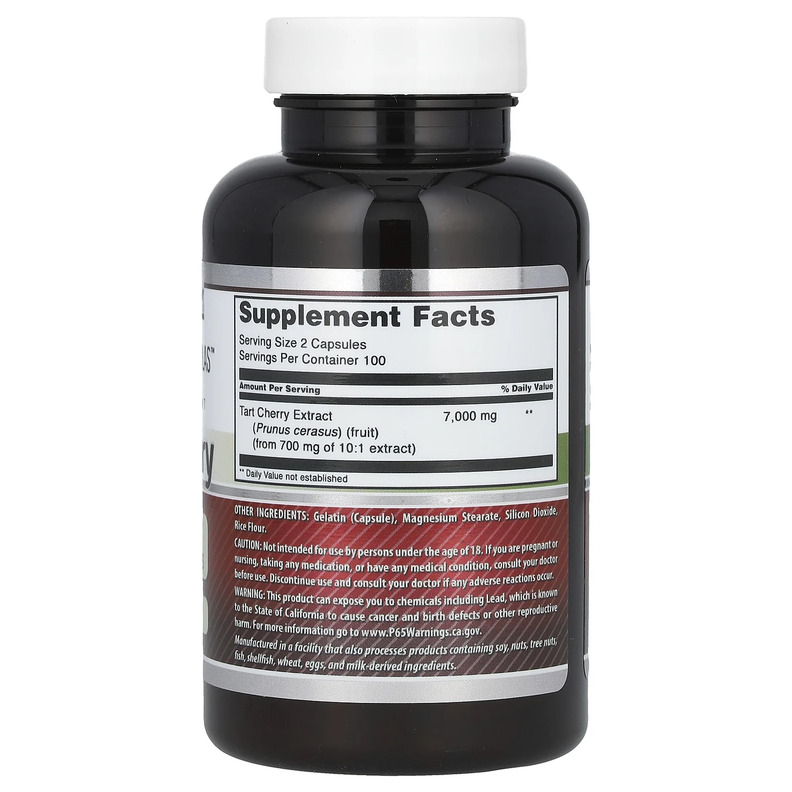 Amazing Nutrition, вишня, 7000 мг, 200 капсул (3500 мг в 1 капсуле)