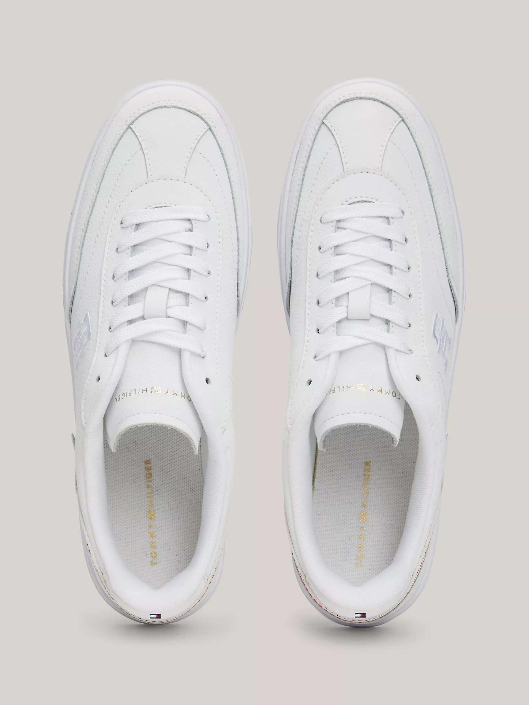 Женские кроссовки Tommy Hilfiger, Кеды с логотипом TH и декоративной строчкой