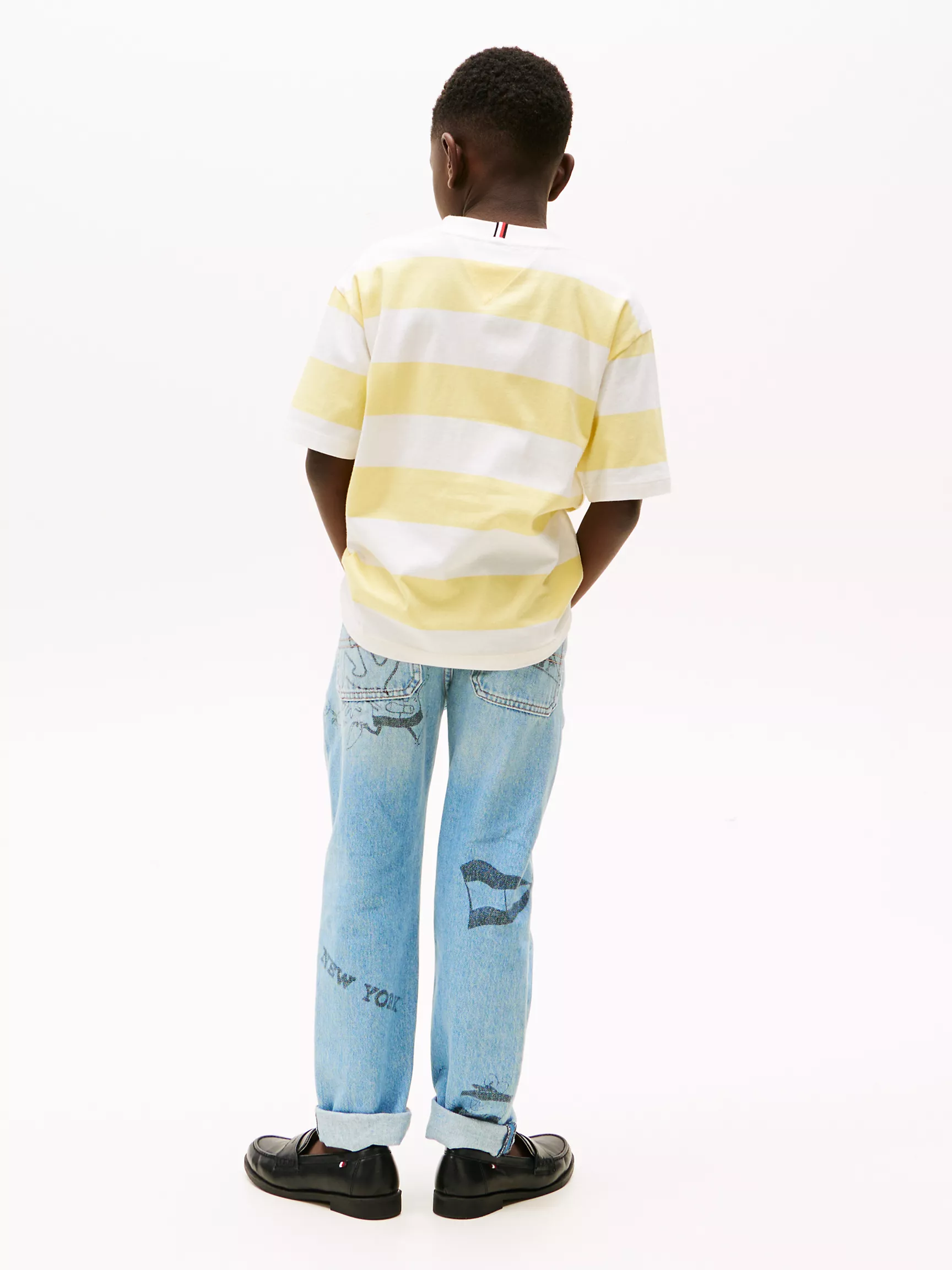 Футболка Tommy Hilfiger для мальчиков, Детская полосатая футболка