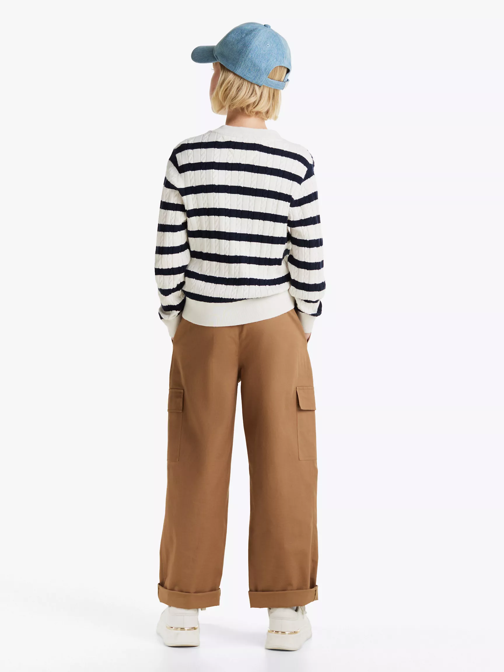 Свитер для девочки Tommy Hilfiger, Детский кардиган с узором "мини-косы"