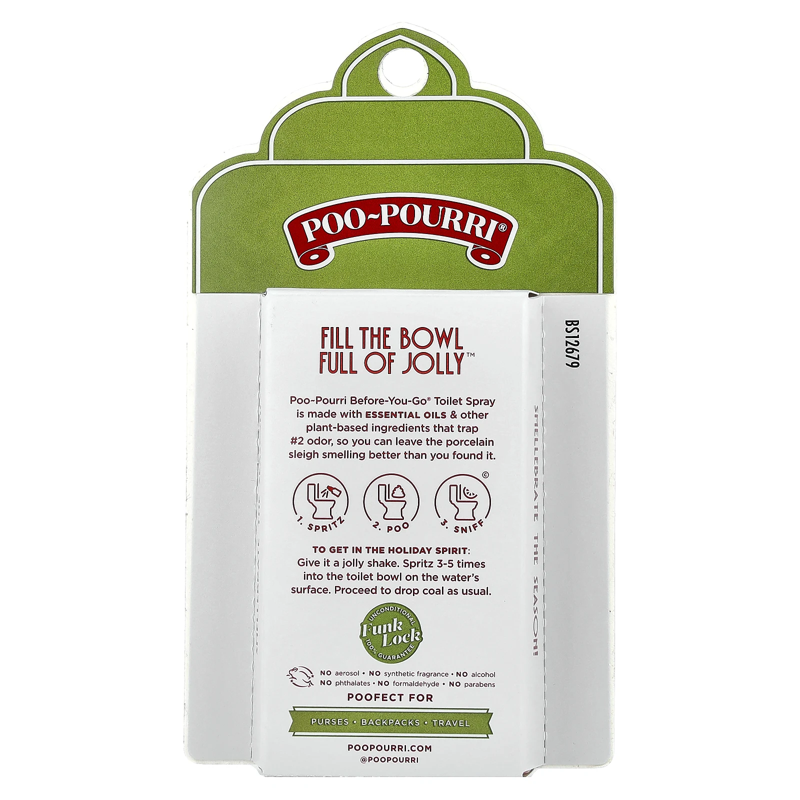 Poo-Pourri, On-The-Go, Before-You-Go®, спрей-освежитель для туалета, набор ограниченной серии, 3 шт., 10 мл (0,34 жидк. унции)