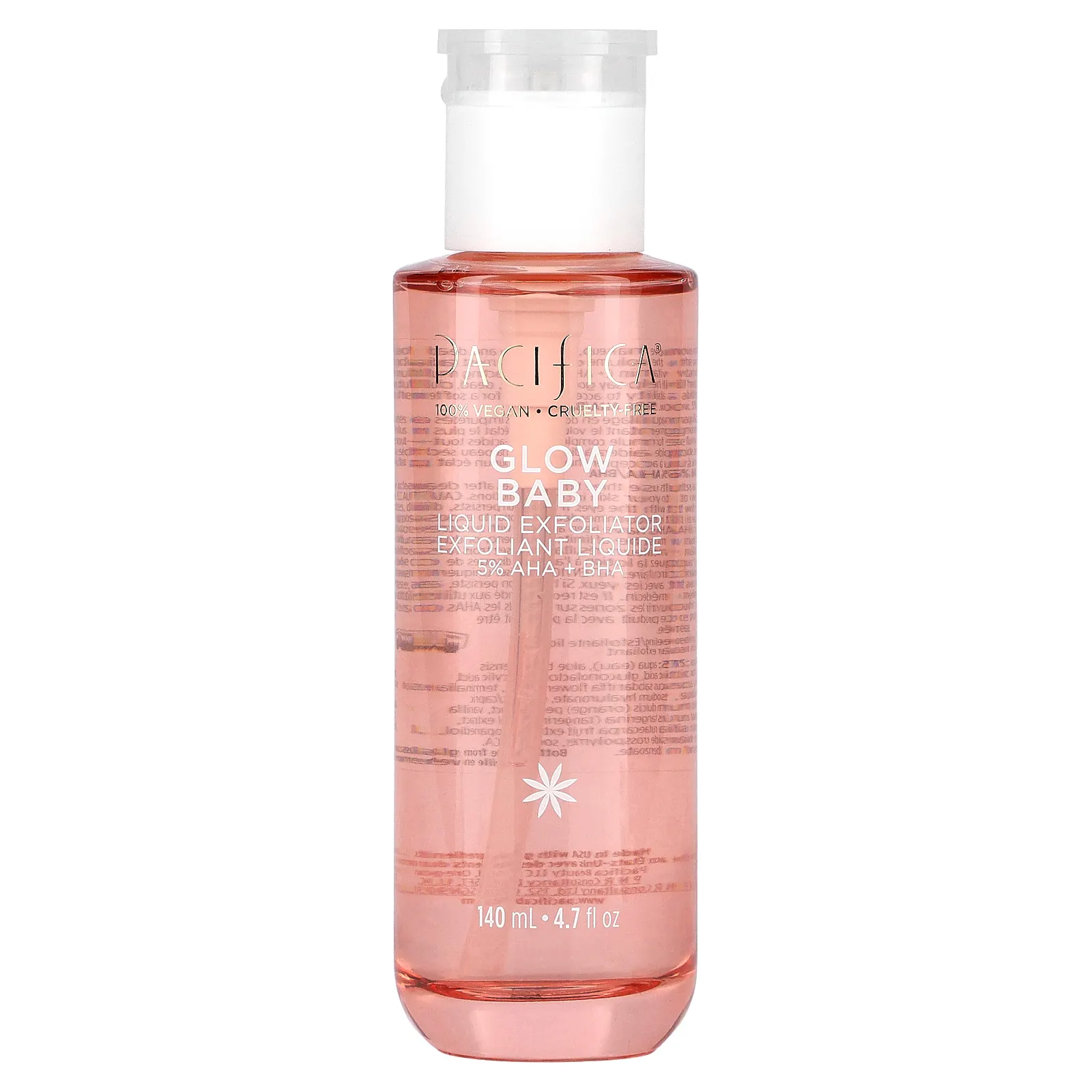 Pacifica, Glow Baby, жидкое отшелушивающее средство, 140 мл (4,7 жидк. Унции)