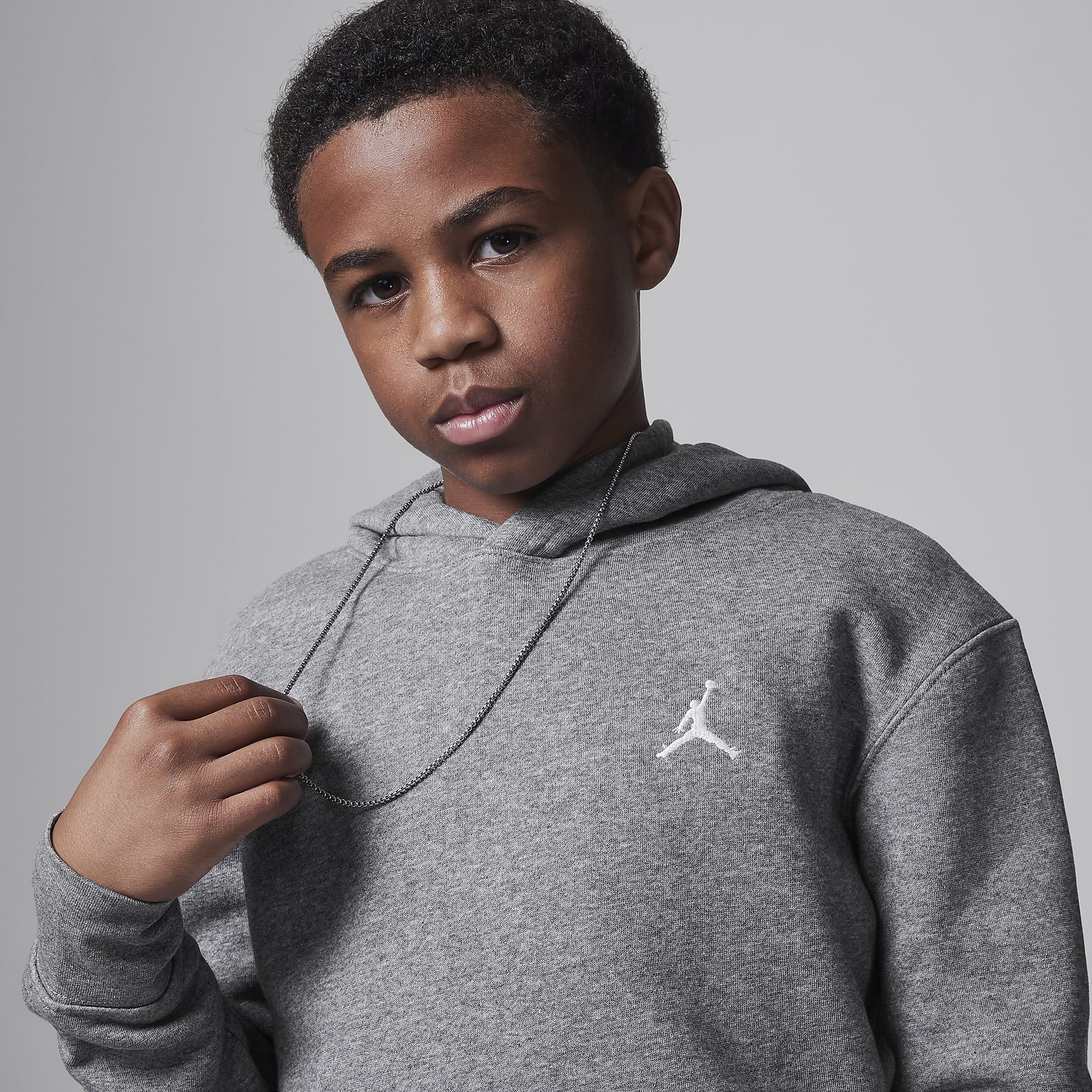 Jordan Big Kids' Brooklyn Fleece Pullover Hoodie