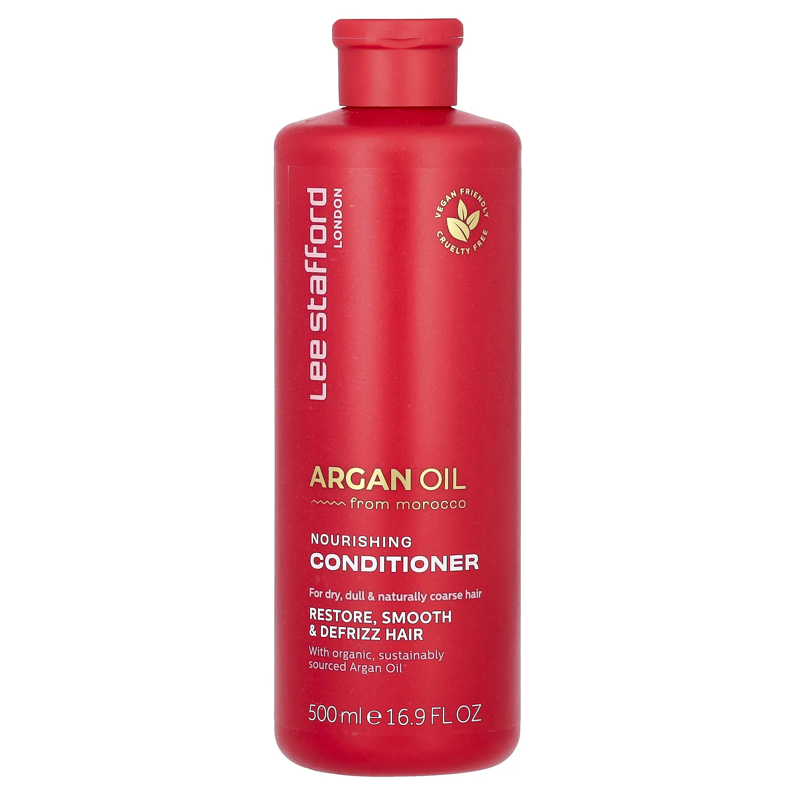 Lee Stafford, питательный кондиционер с аргановым маслом, для сухих, тусклых и от природы жестких волос, 500 мл (16,9 жидк. унции)